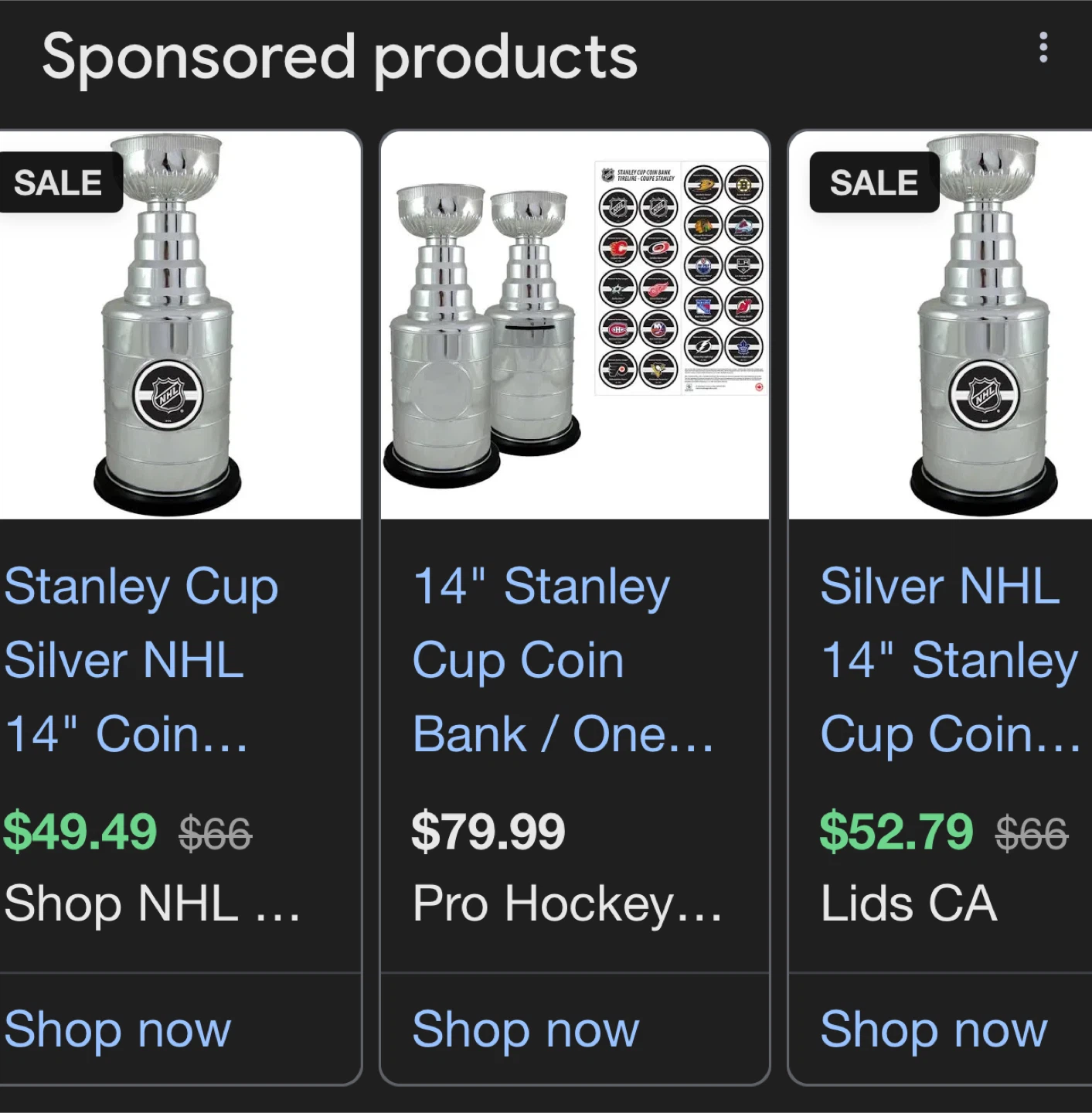 NHL Stanley Cup Coin Bank - Silver - photo 4