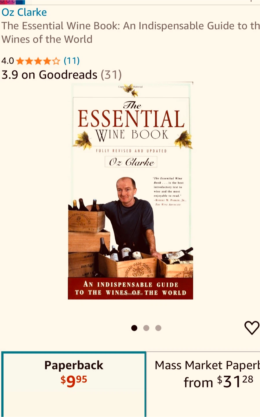 The Essential Wine Book by Oz Clarke