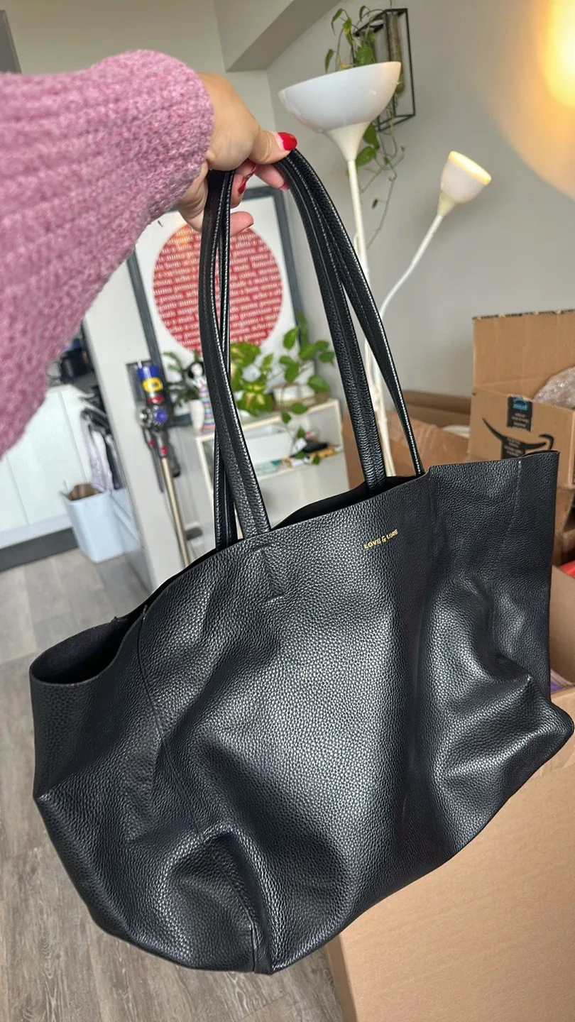 Matt & Nat Black Tote Bag image indicator(3)