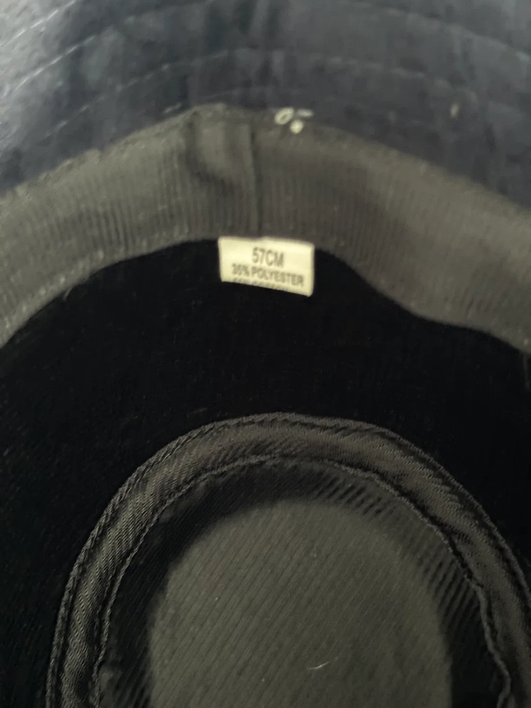 Black Bucket Hat - Size 57cm image indicator(4)