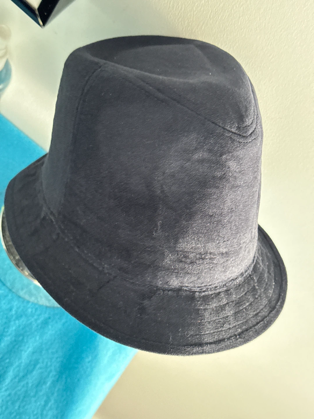 Black Bucket Hat - Size 57cm
