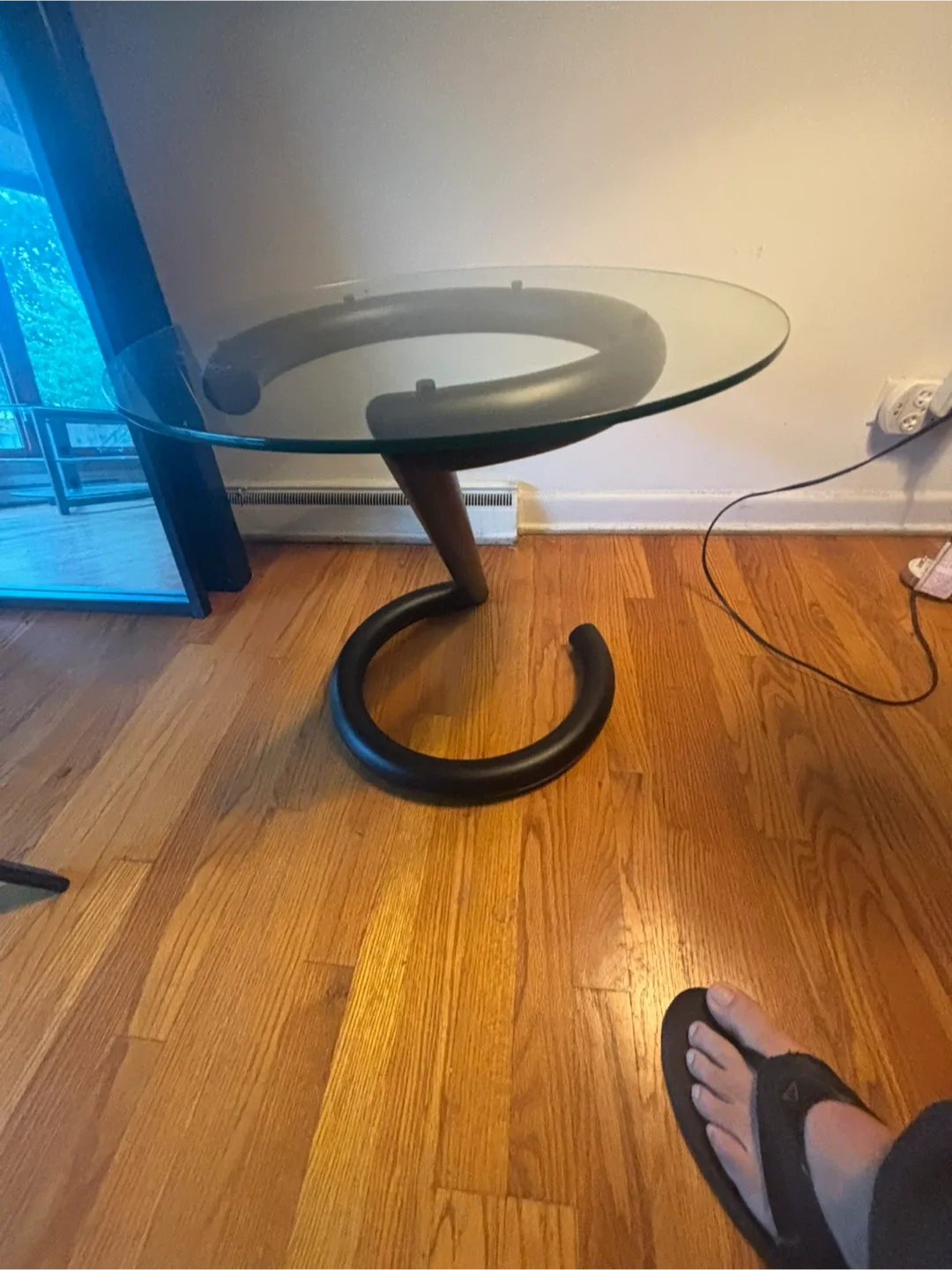 Glass Top End Table thumbnail