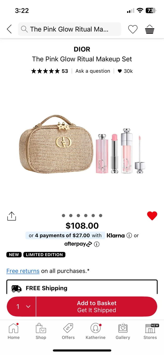 Dior The Pink Glow Ritual Makeup Set