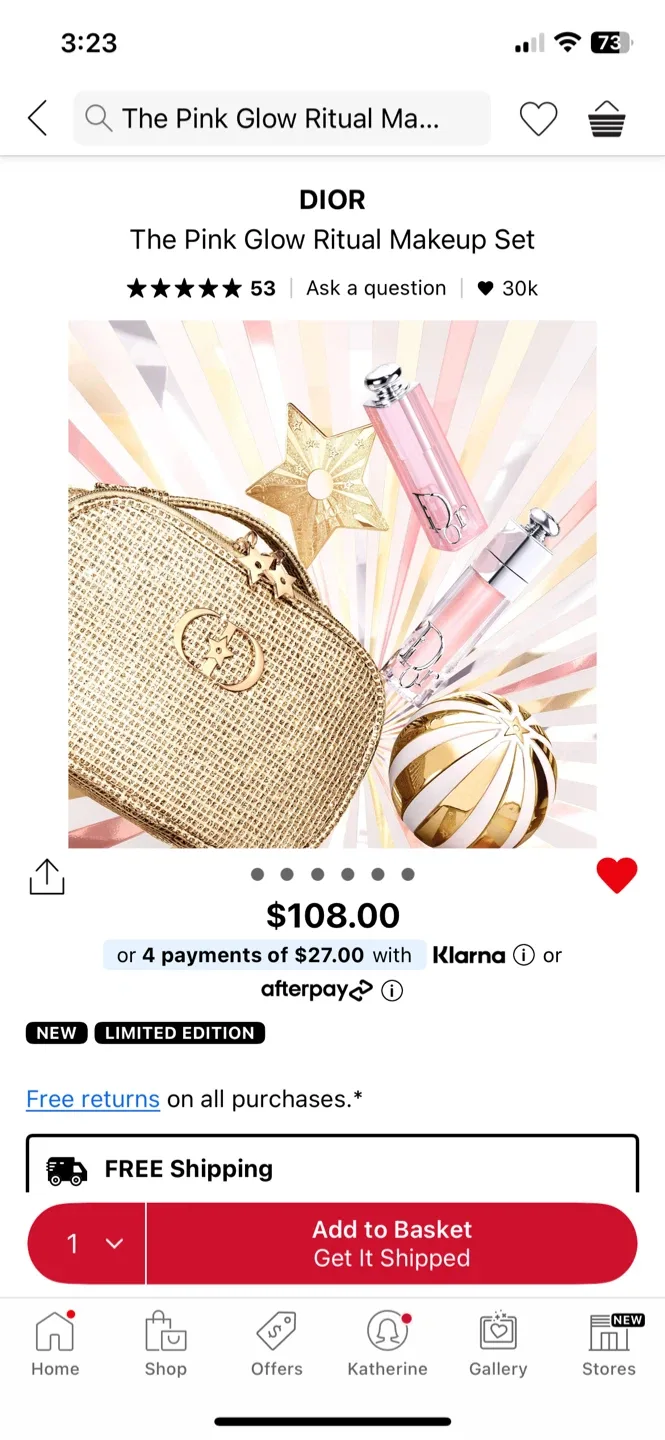 Dior The Pink Glow Ritual Makeup Set image indicator(2)