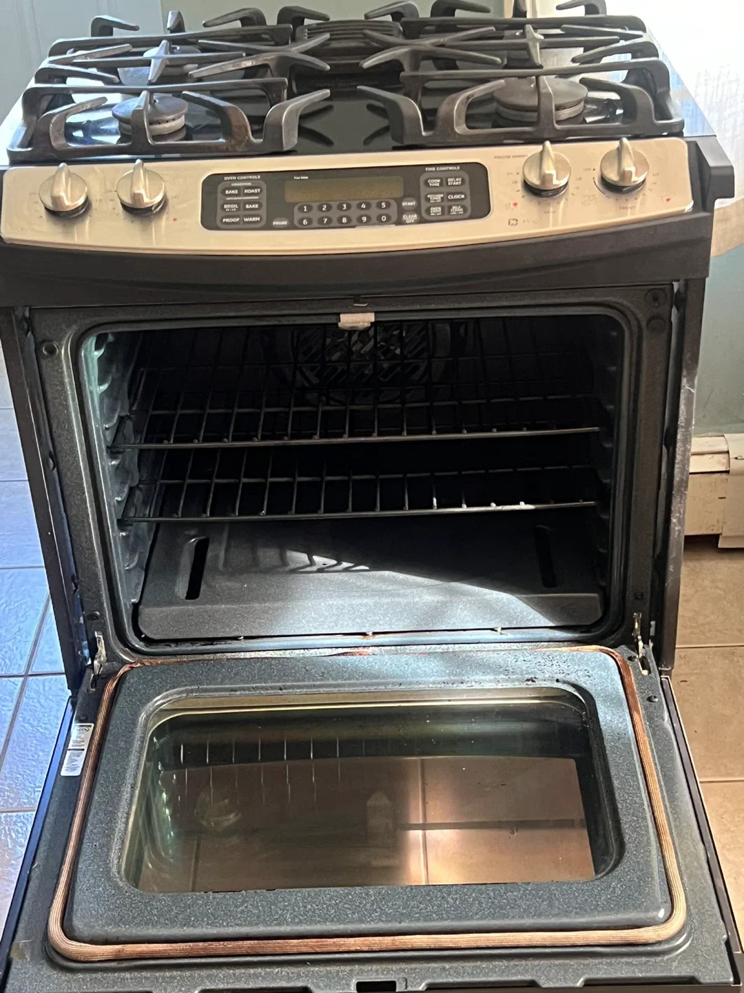 Stainless Steel Gas Range Oven image indicator(2)