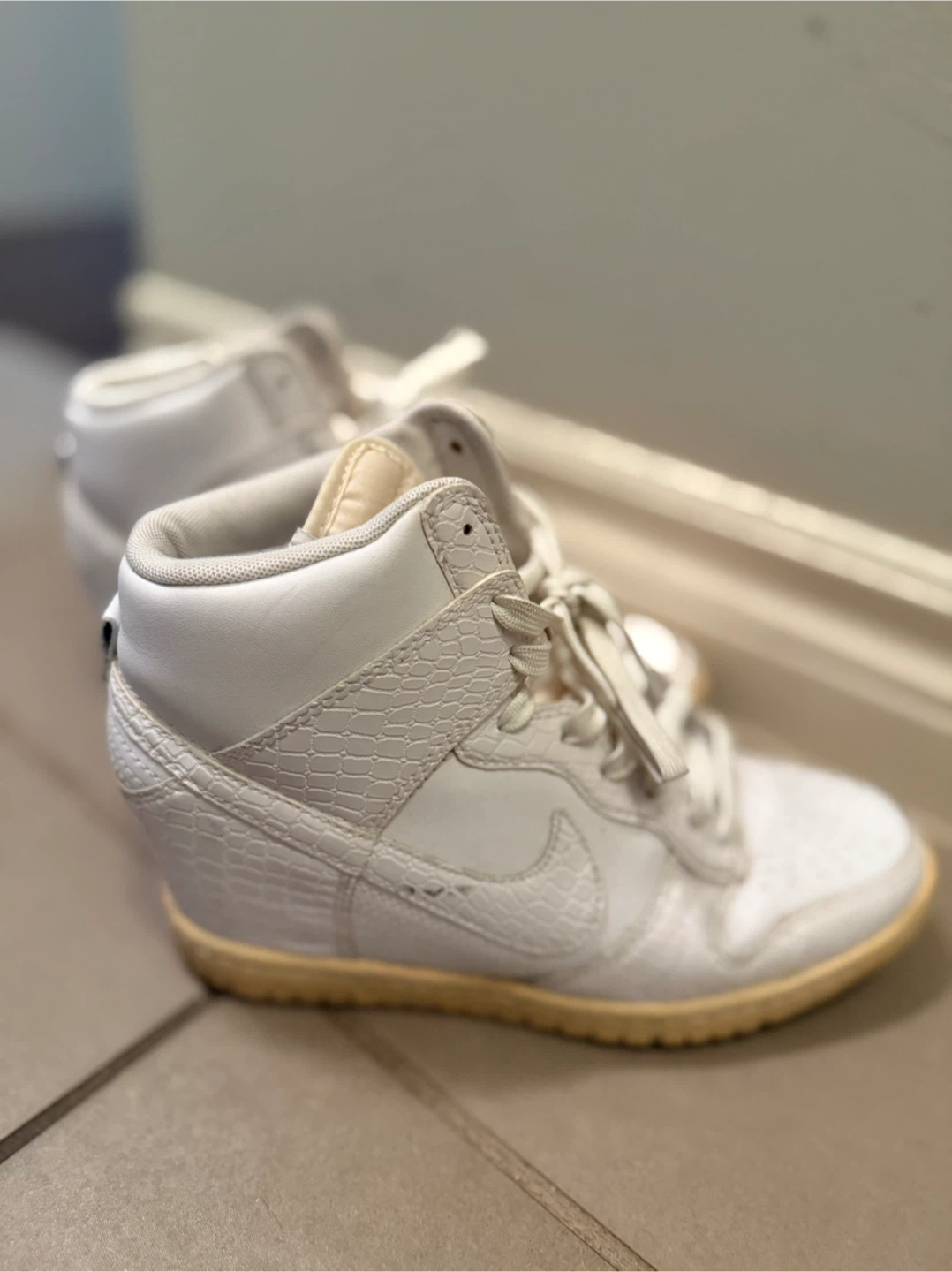 Nike Dunk Sky Hi White US 7 - photo 2