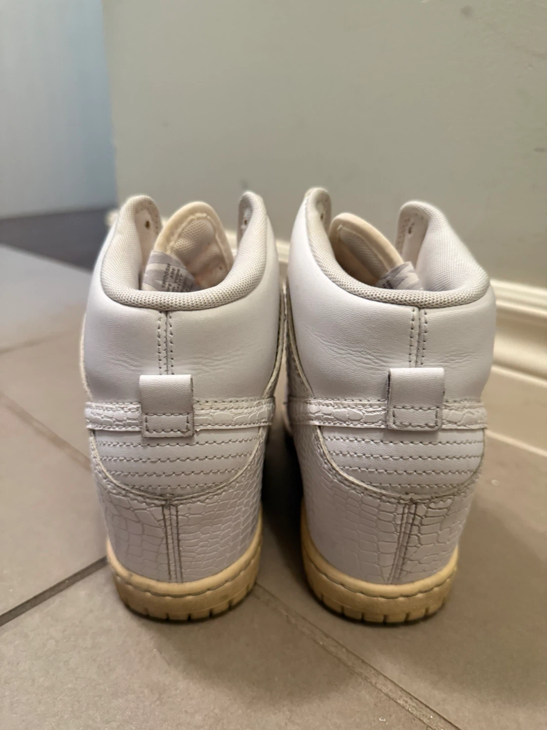 Nike Dunk Sky Hi White US 7 - photo 3