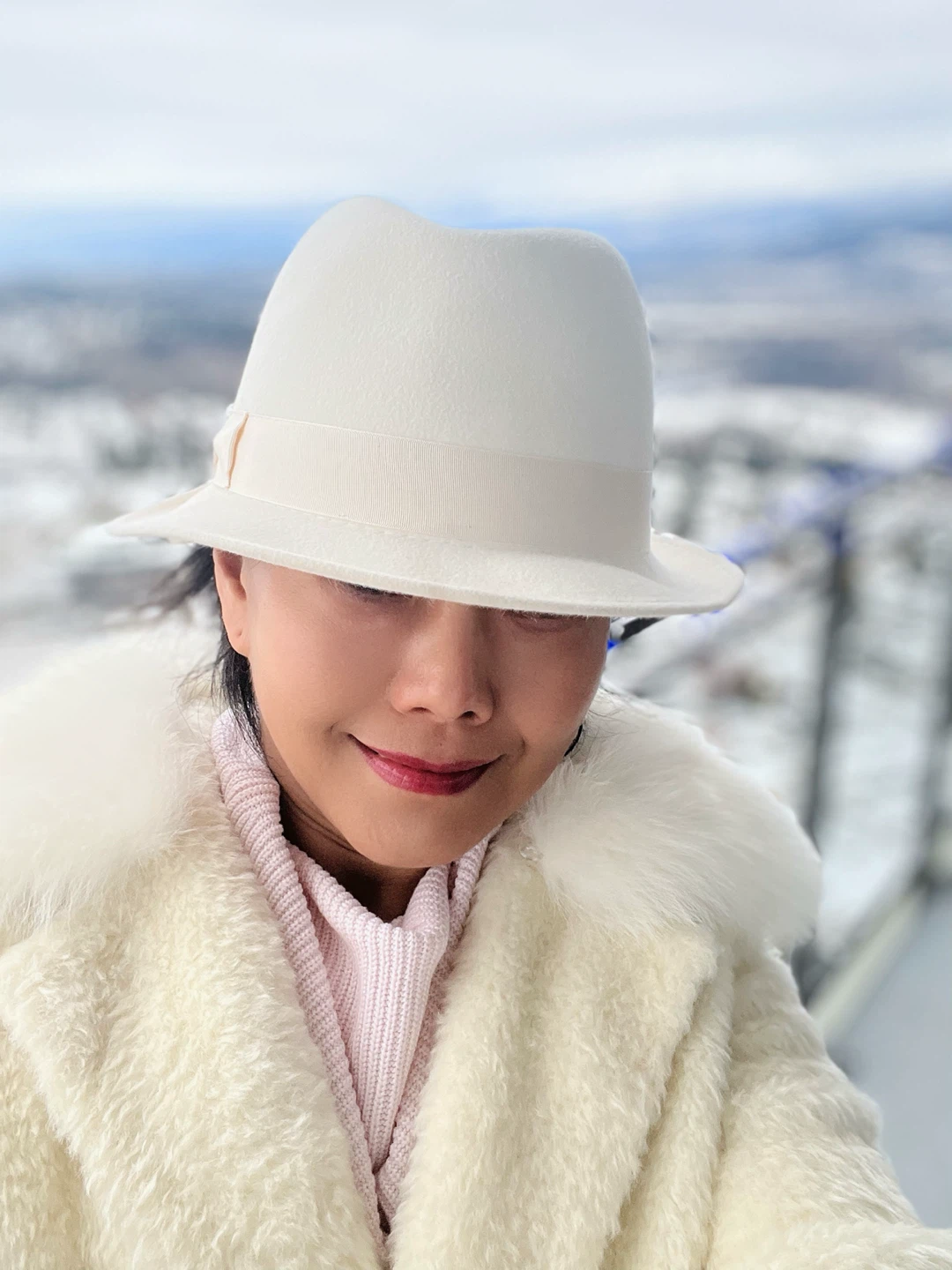 Selentino Palm Fedora Hat - Cream