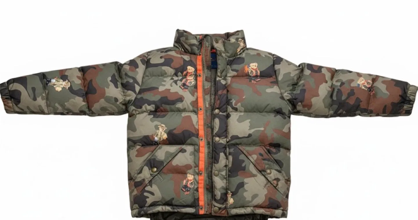Ralph Lauren Camo Bear Puffer Jacket image indicator(3)