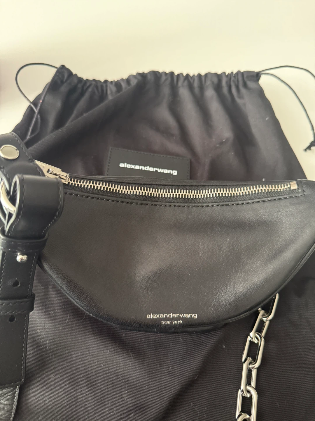 Alexander Wang Black Leather Fanny Pack - photo 3