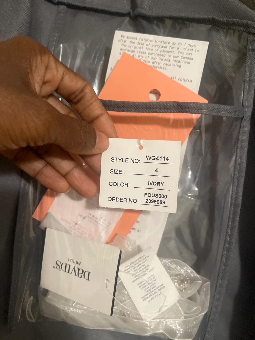 David's Bridal Wedding Dress image indicator(7)