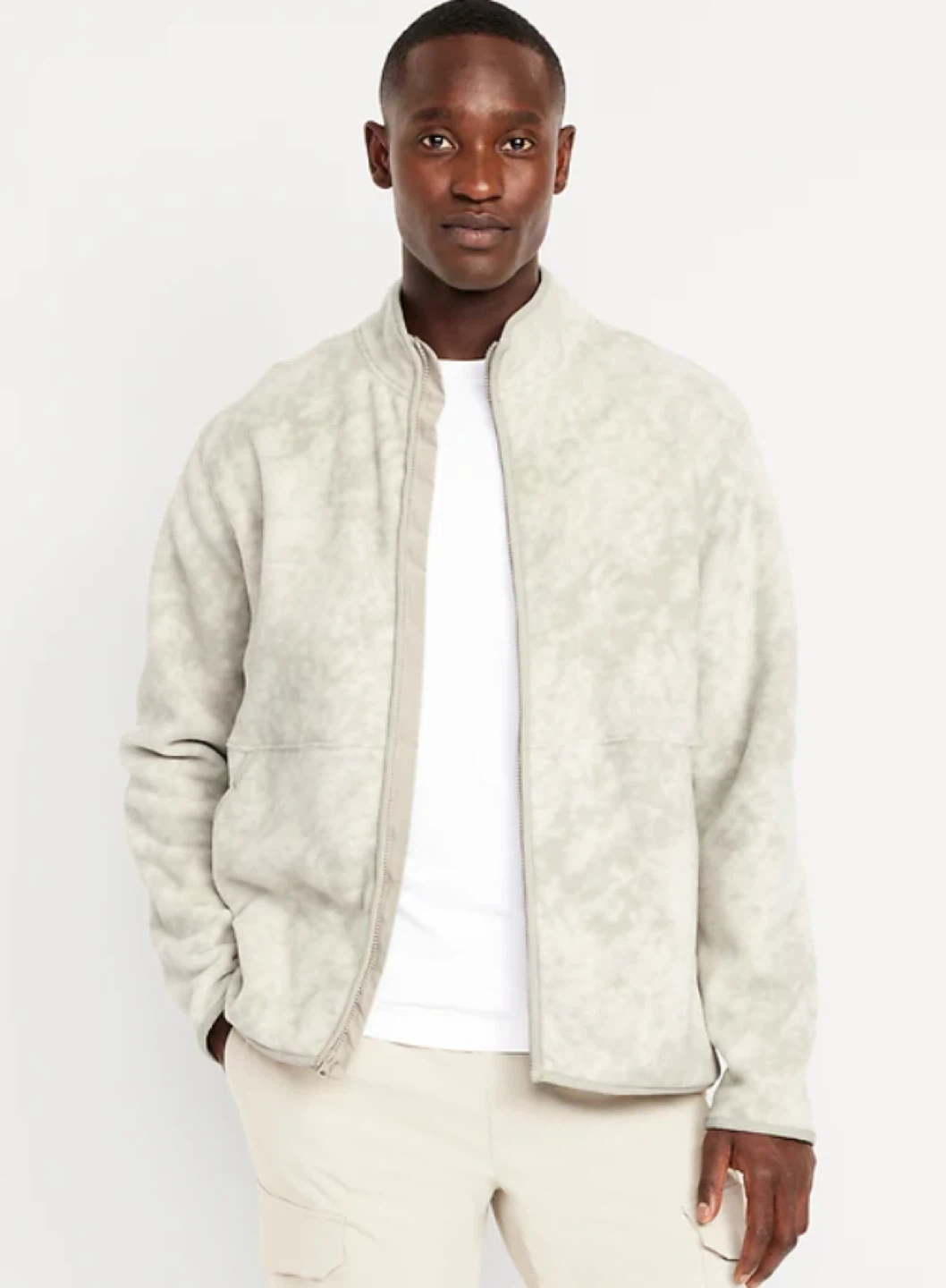 Old Navy Men's Fleece Mock-Neck Jacket - Size M - photo 2