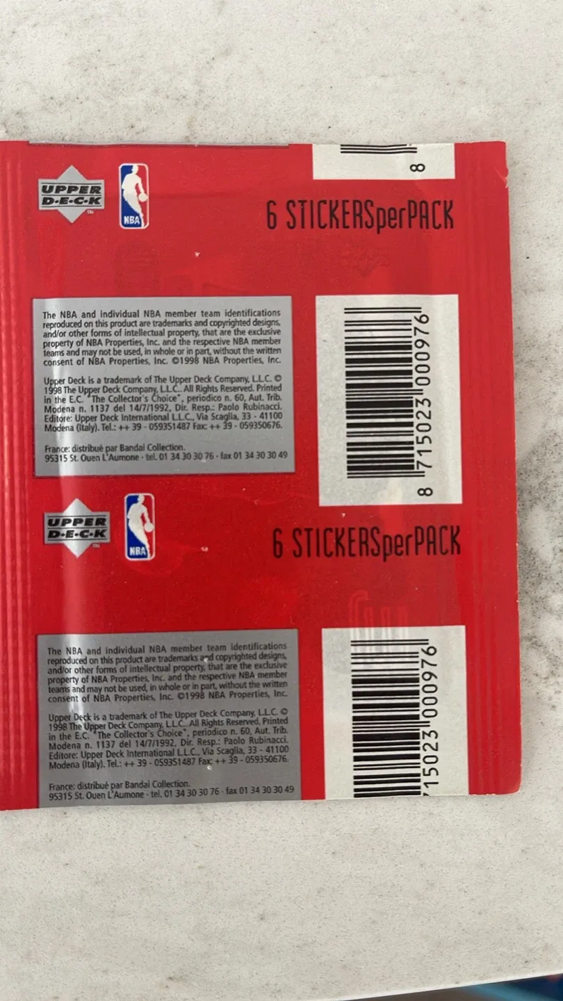 Michael Jordan Sticker Collection - Upper Deck image indicator(3)
