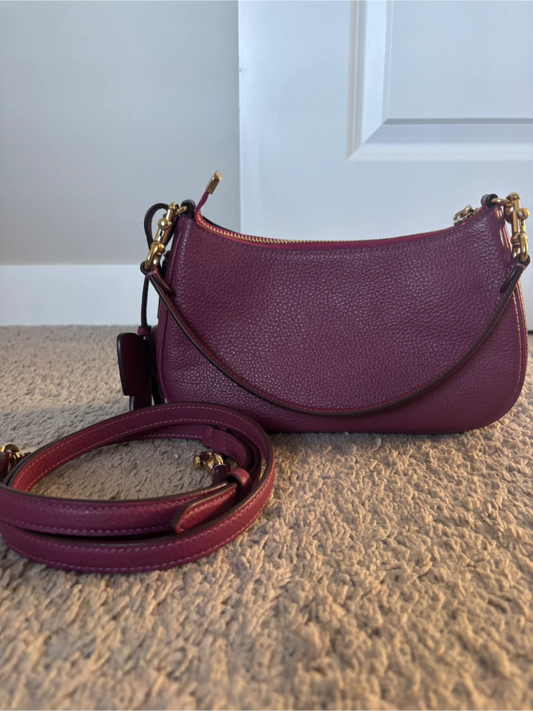 Coach Teri Leather Shoulder Bag - photo 2
