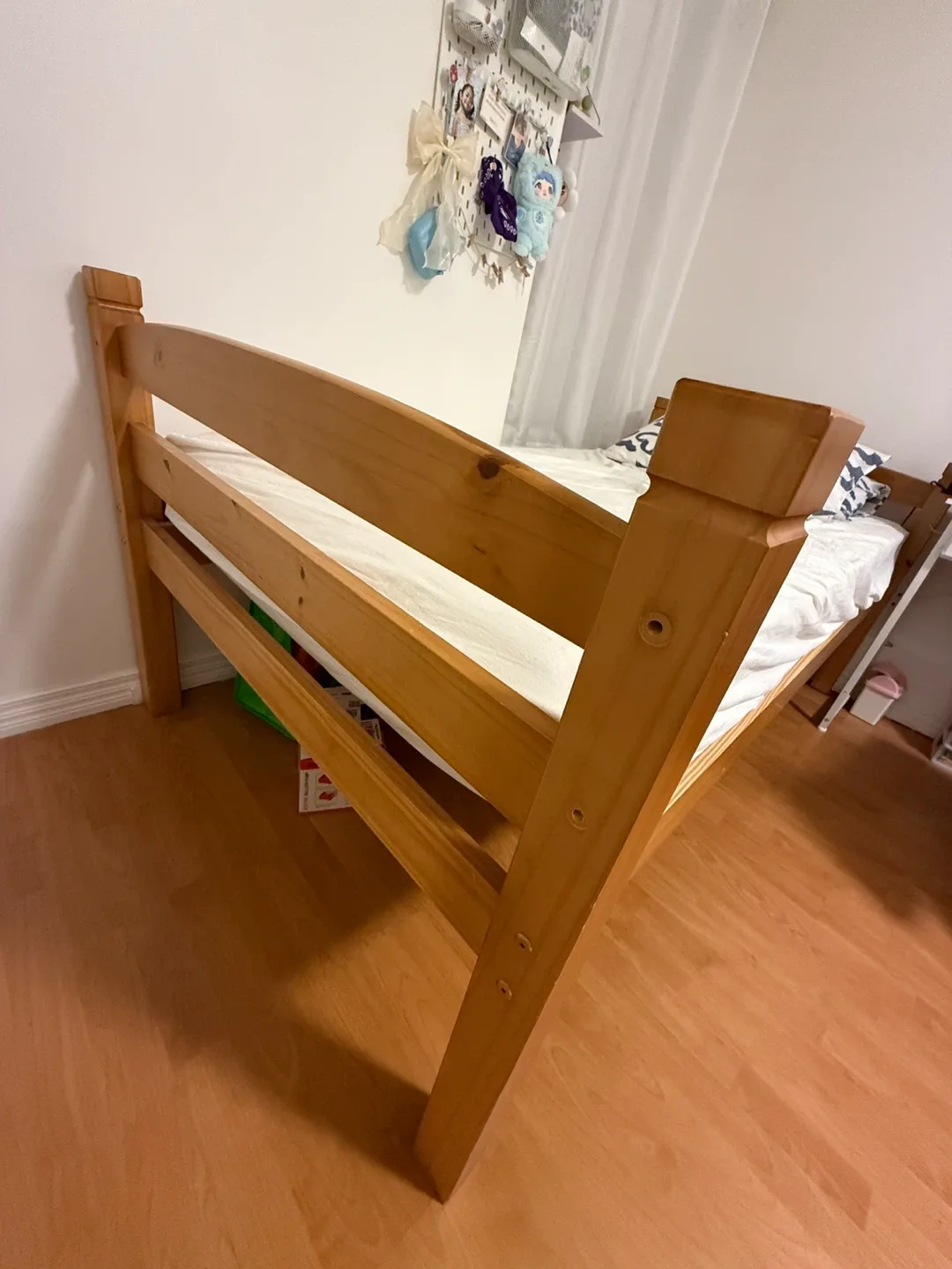 Twin Wooden Bed Frame + Mattress image indicator(2)