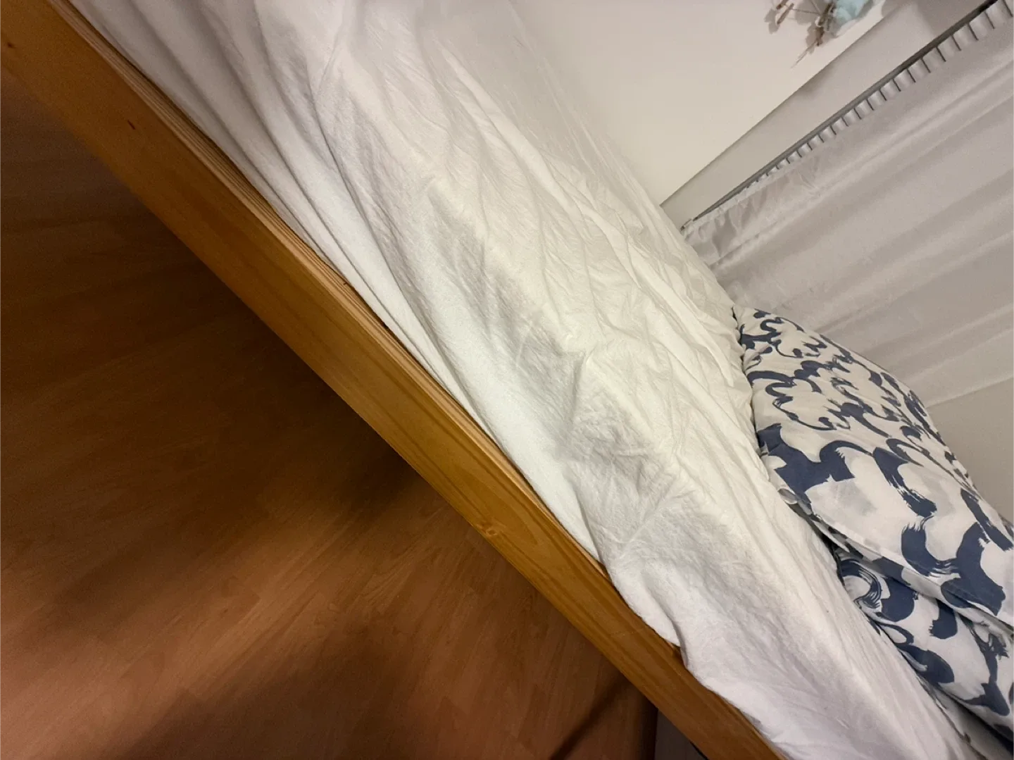 Twin Wooden Bed Frame + Mattress image indicator(3)