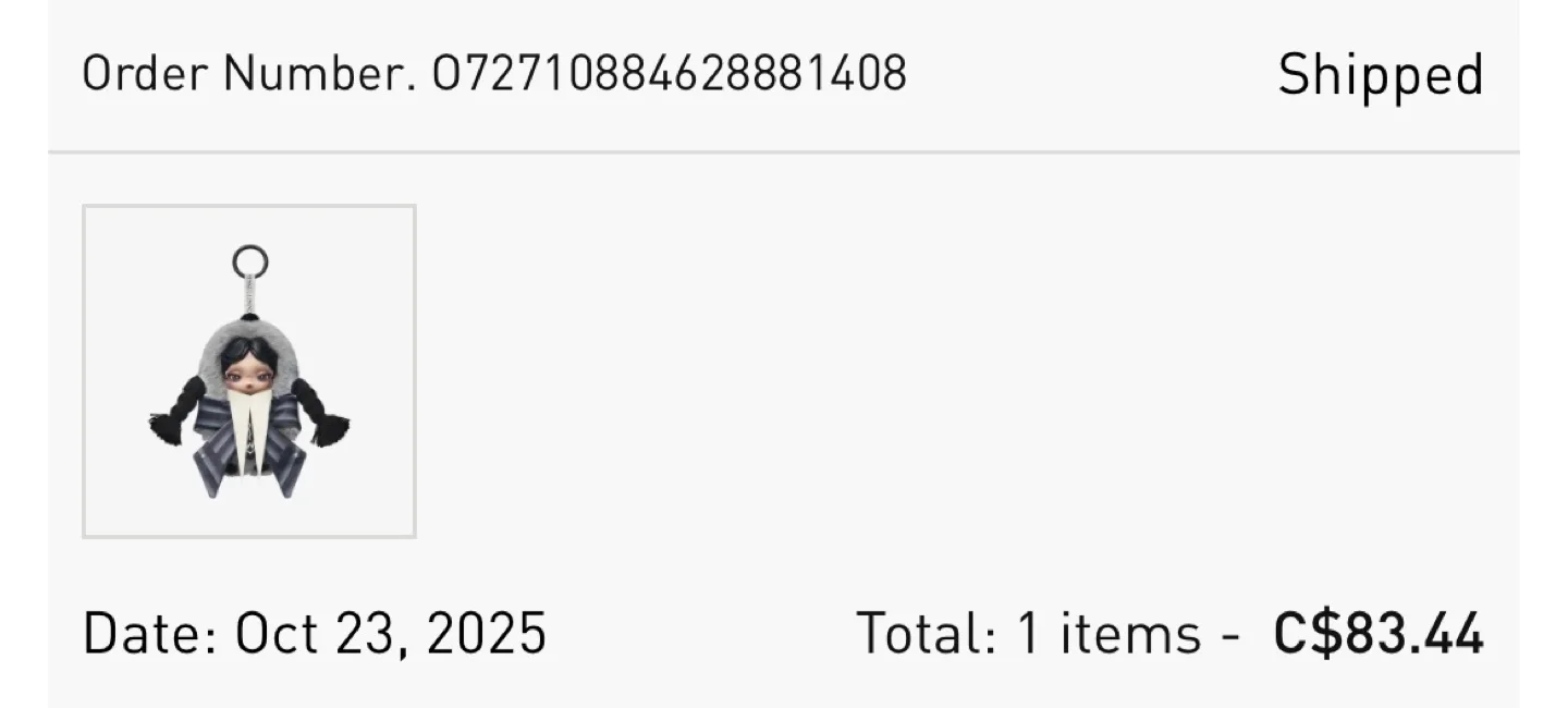 Skullpanda x Wednesday Vinyl 🦇(Nevermore Academy Version) image indicator(3)