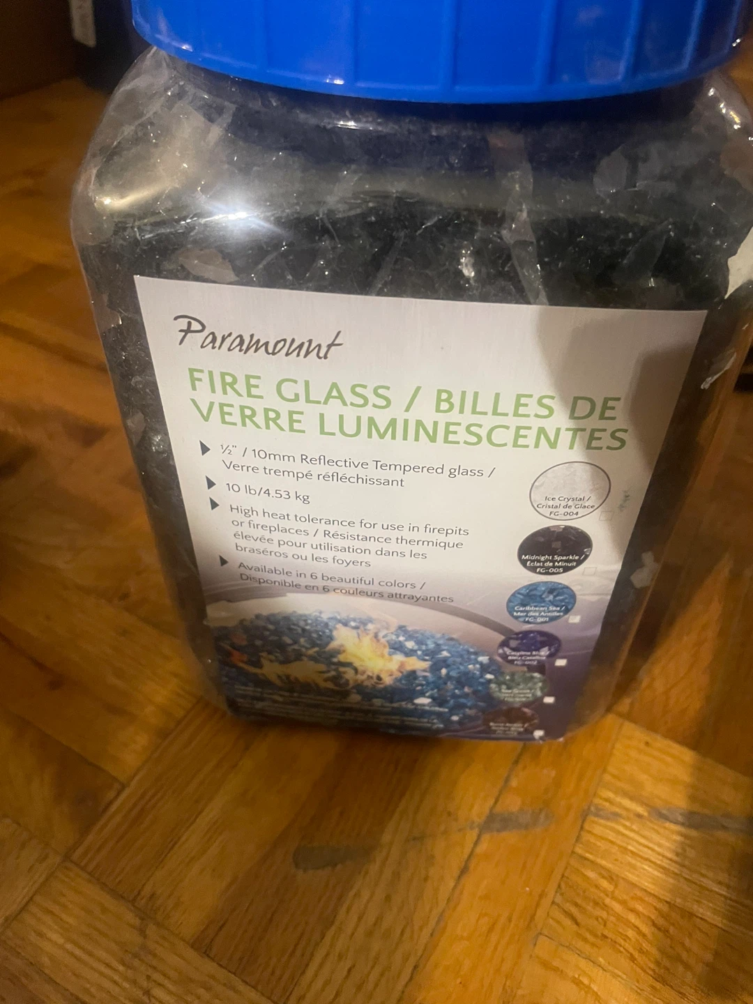 Paramount Fire Glass - Midnight Sparkle