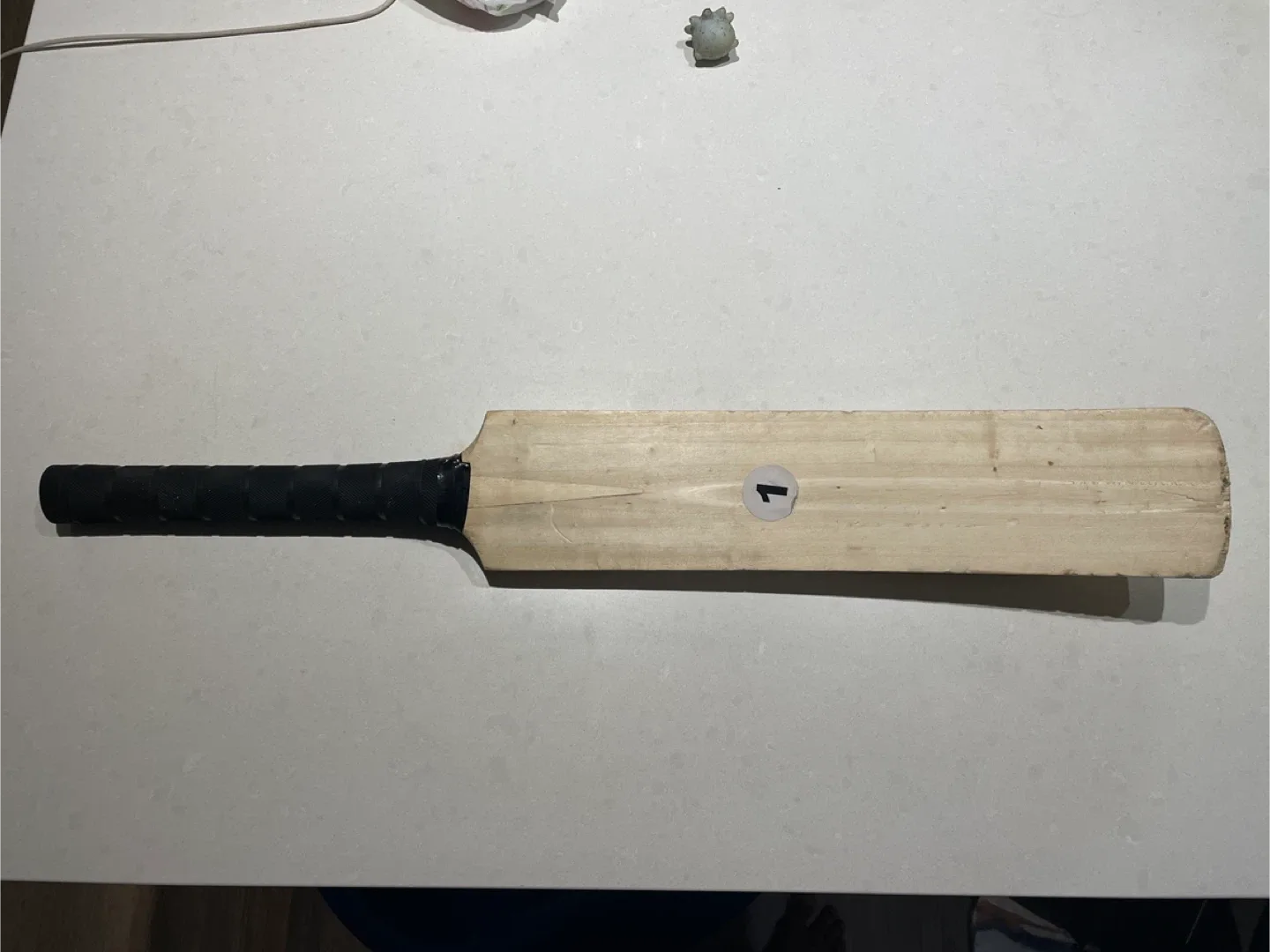 Used Kids Cricket Bat with Grip thumbnail