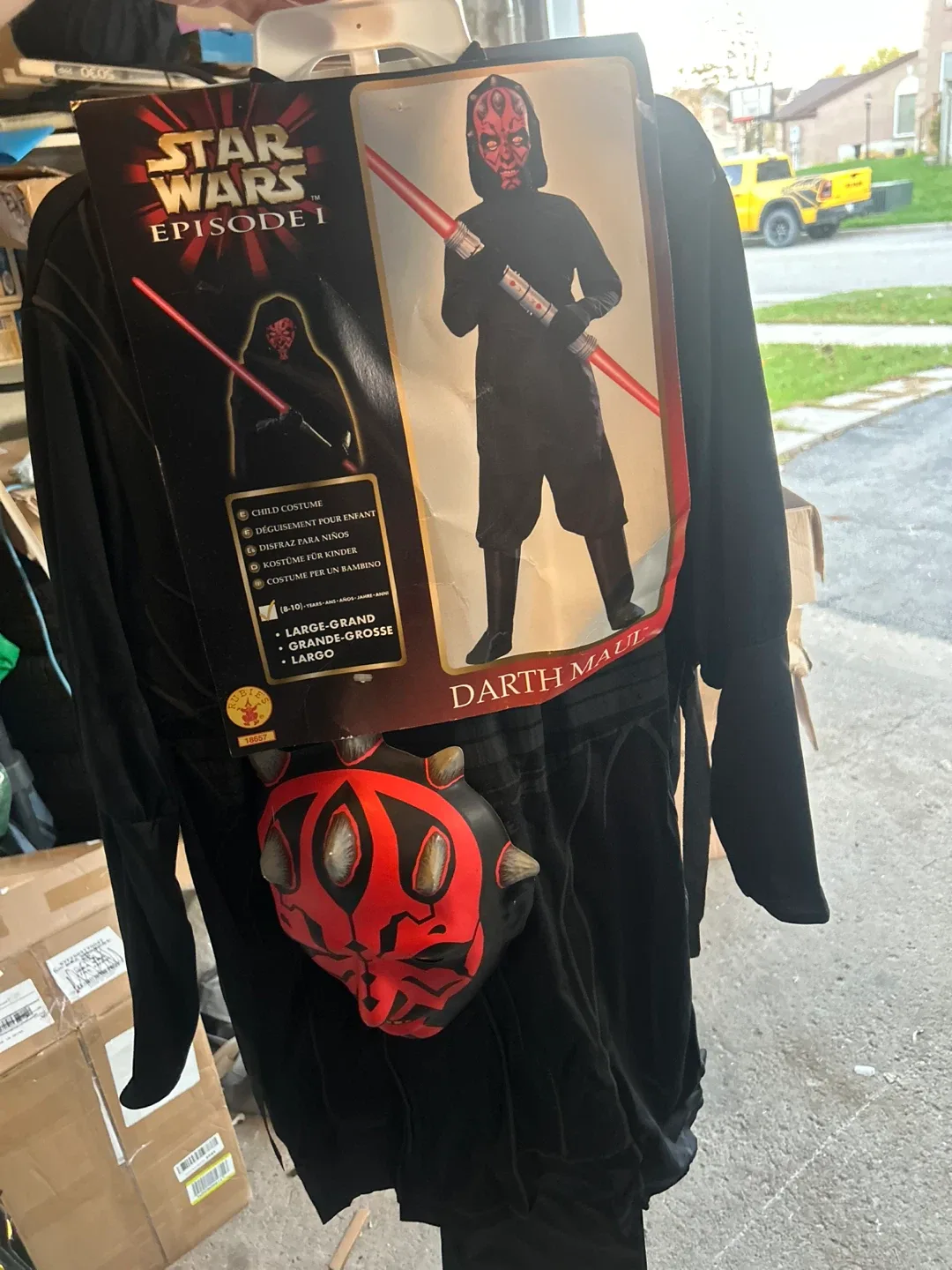 Star Wars Darth Maul Costume - Size Large (8-10) thumbnail