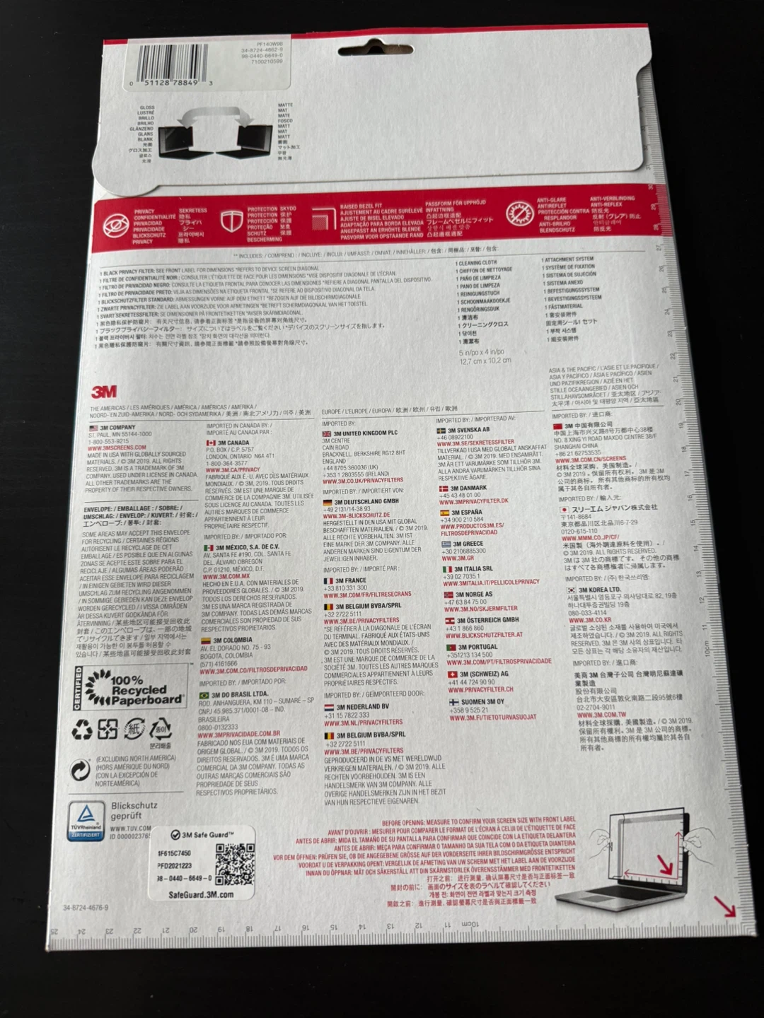 3M Black Privacy Filter 14 inch - New - photo 3