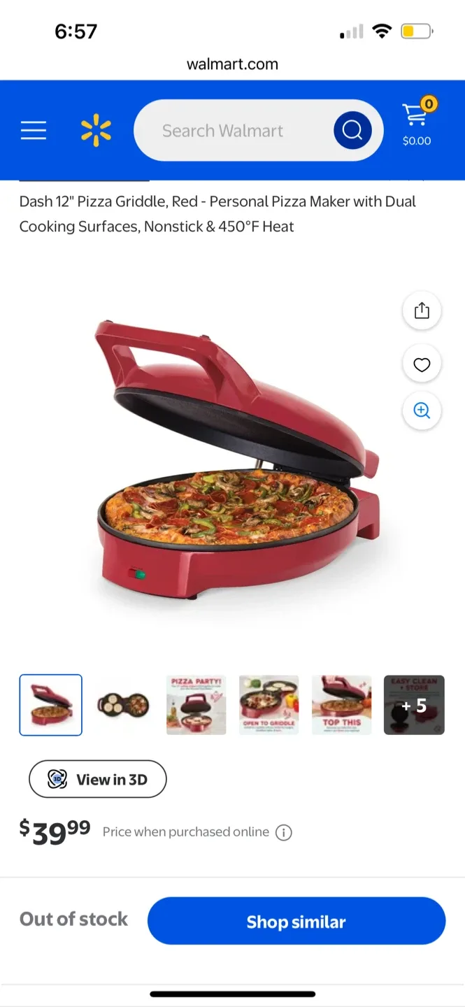 Dash Pizza Griddle - New! image indicator(5)