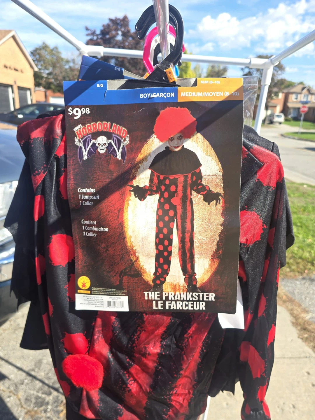 Horrorland The Prankster Costume - Medium (8-10)