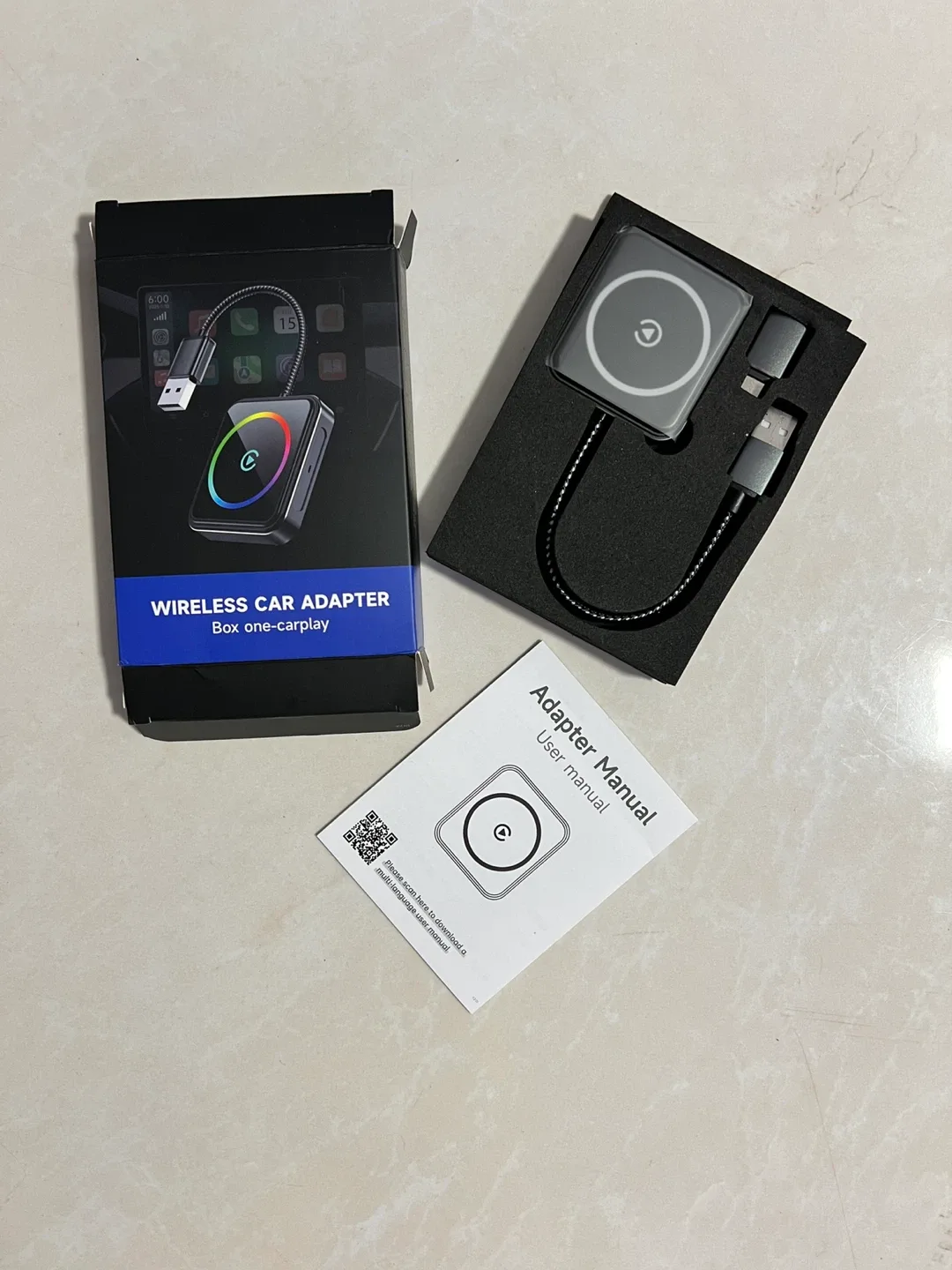 Wireless Car Adapter - Box One-Carplay image indicator(2)