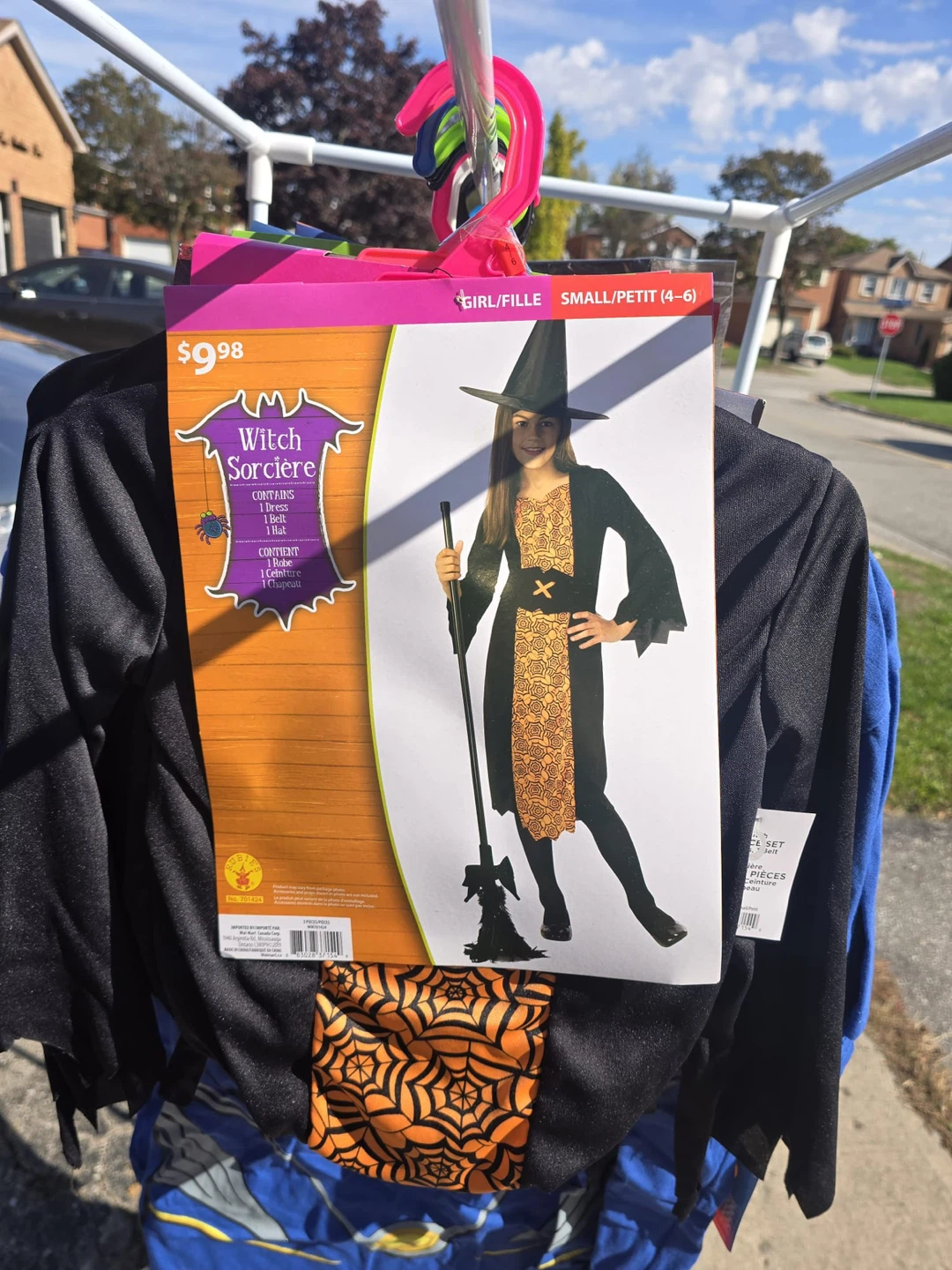 Witch Sorcière Costume - Girl's Size Small (4-6)