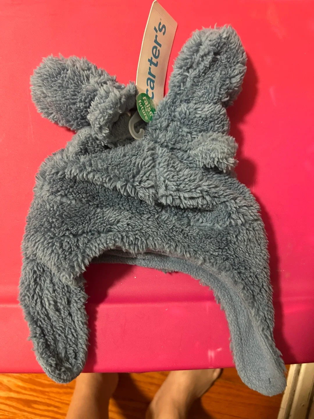 Carter's Baby Hat 0-9M Blue thumbnail