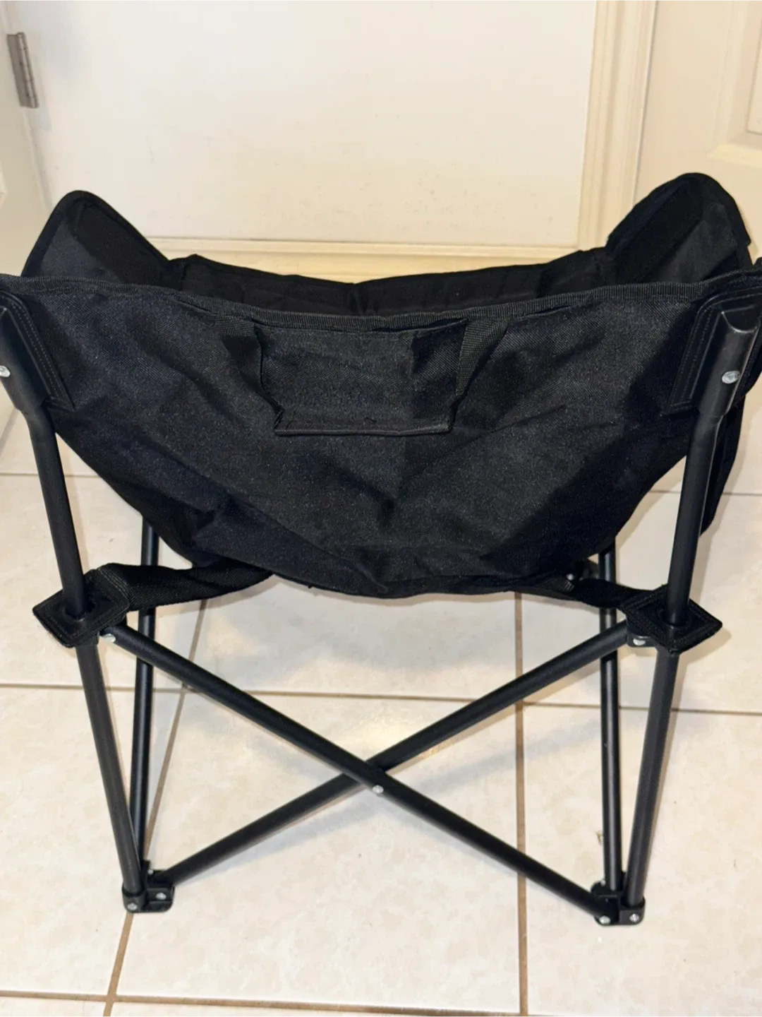 Black Portable Camping Chair - BRAND NEW image indicator(5)