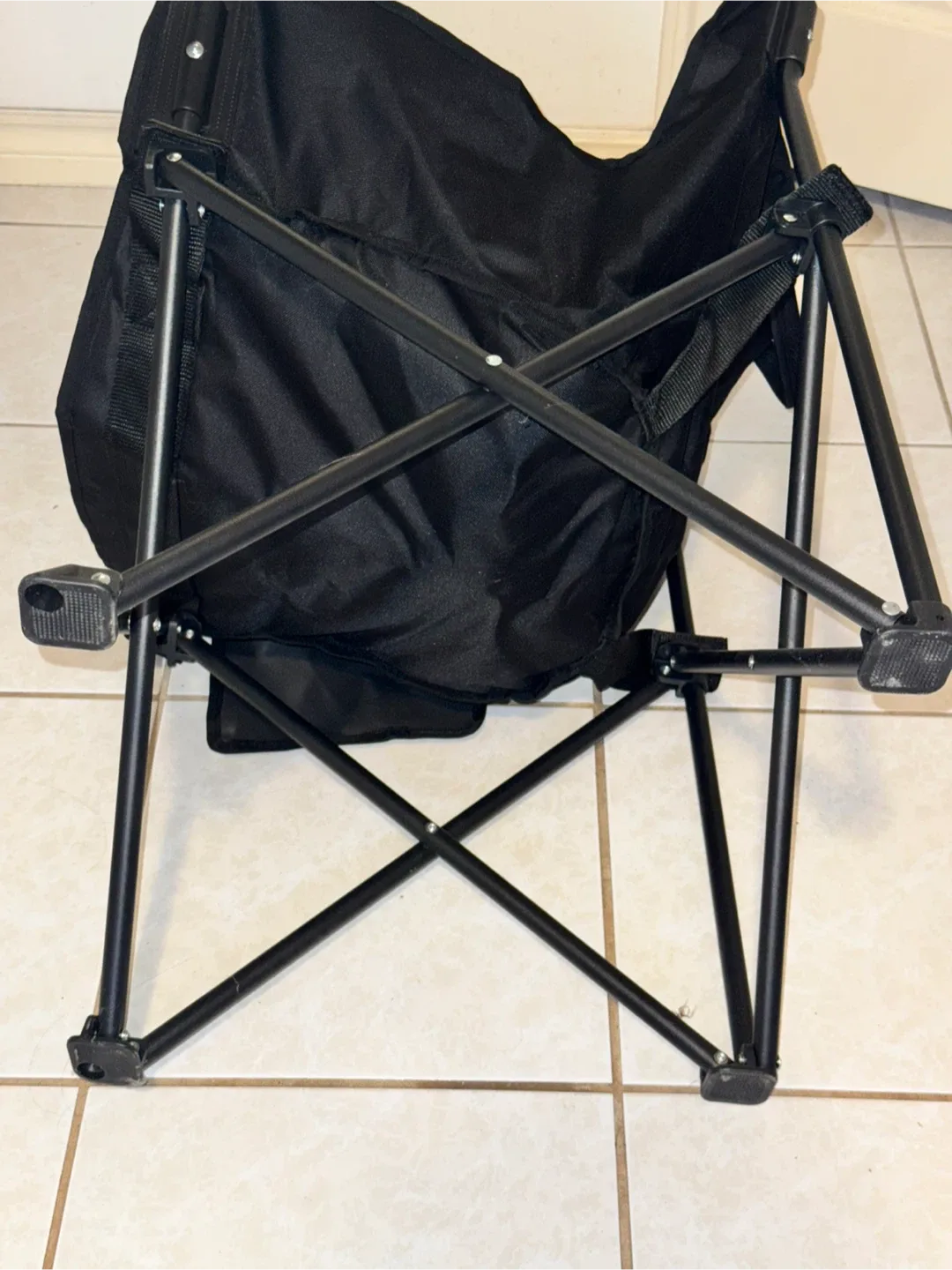 Black Portable Camping Chair - BRAND NEW image indicator(6)