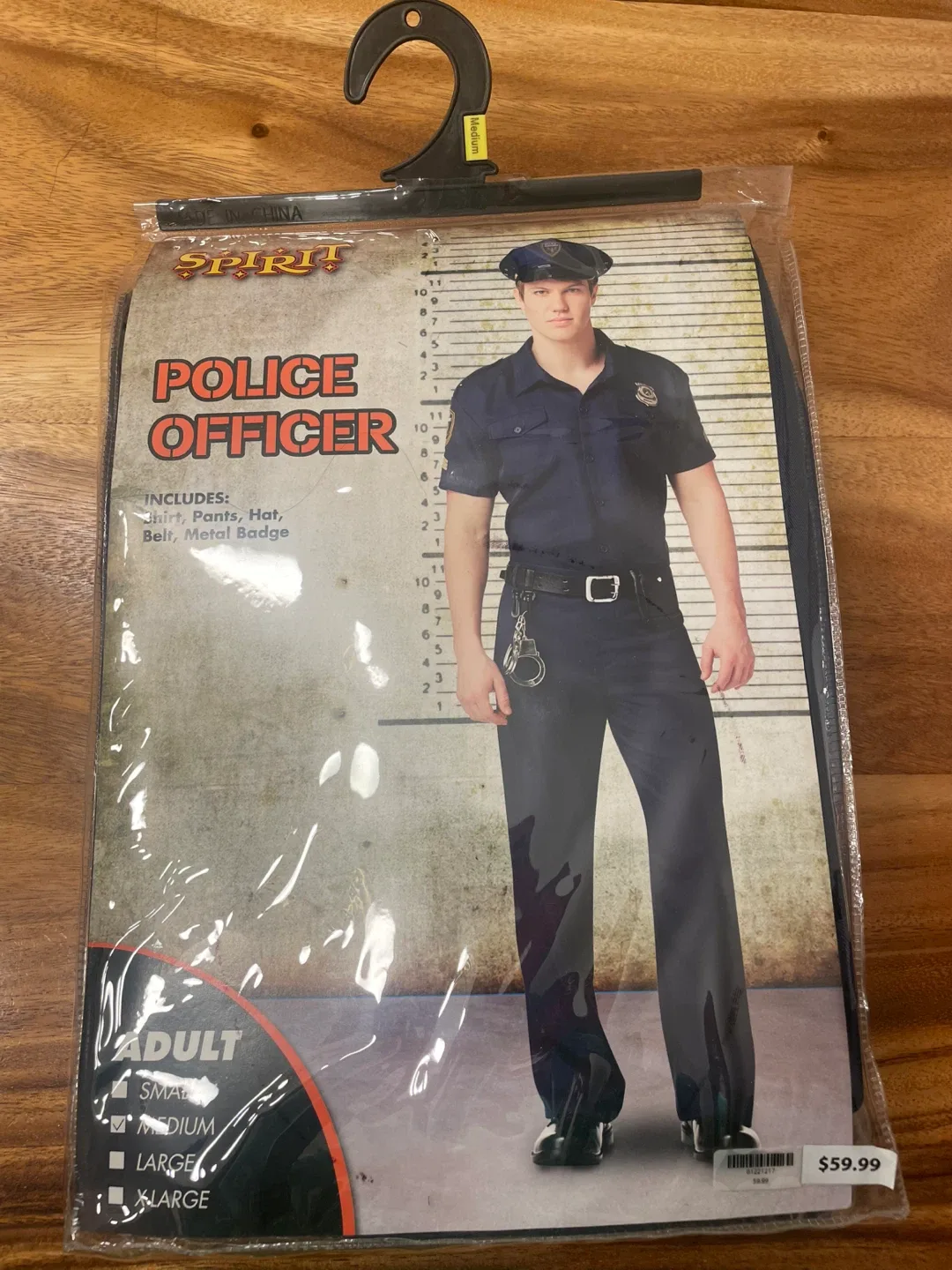 Spirit Halloween Police Officer Costume - Adult Medium