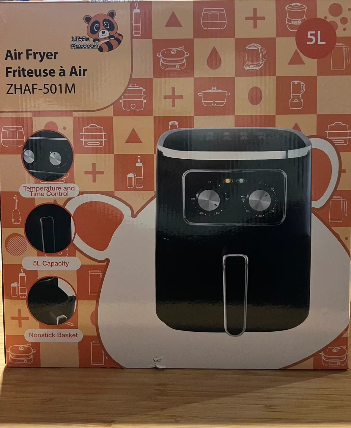 Little Raccoon 5L Air Fryer - New in Box! image indicator(2)