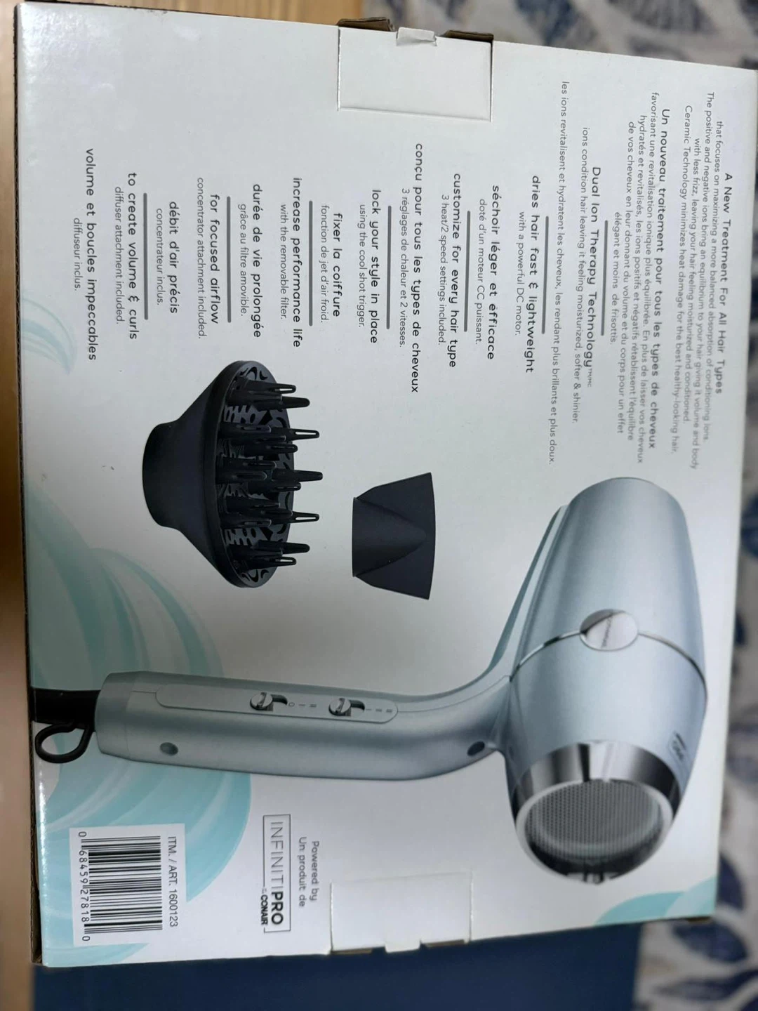 Infiniti Pro by Conair Smoothwrap Hair Dryer - New - photo 3