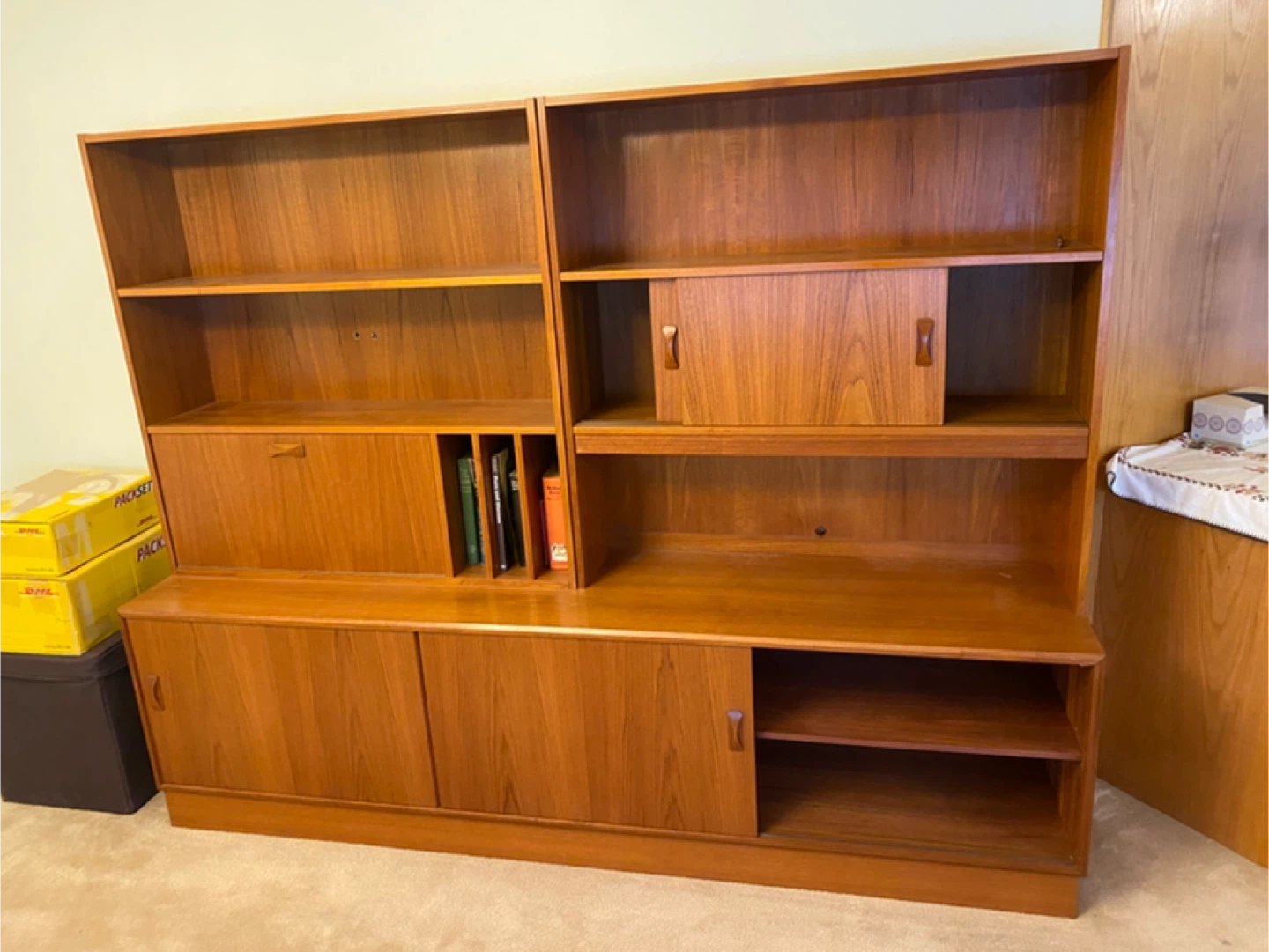 Teak Wall Unit / Bookshelf - photo 3