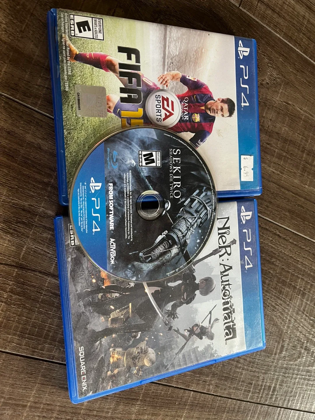 PlayStation 4 with 2 Controllers + 3 Games image indicator(4)