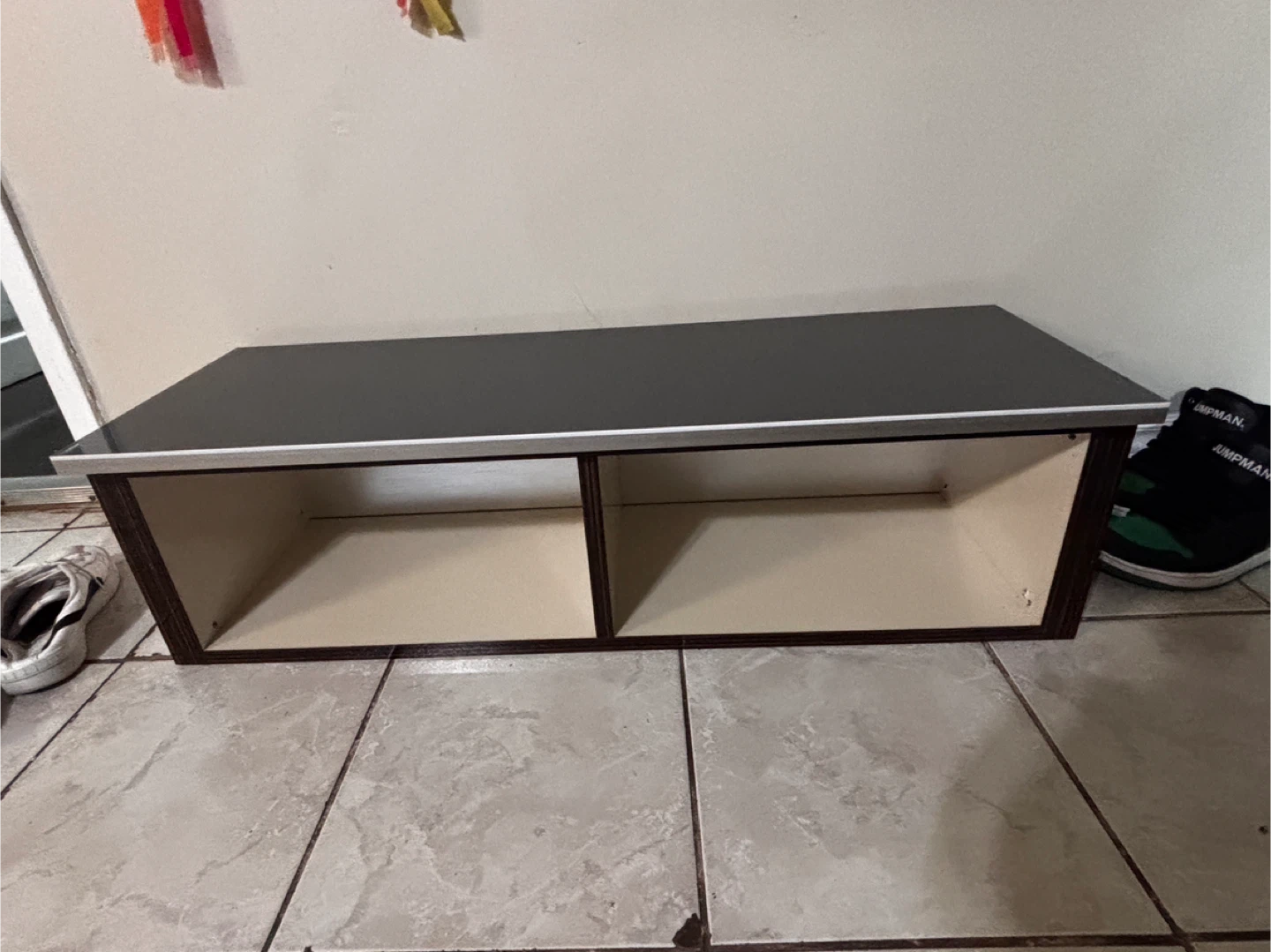 Small Black & Beige LED stand