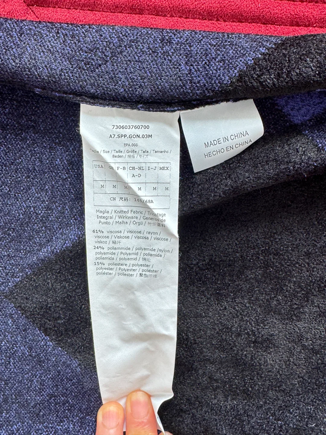 Sportmax Code Argyle Skirt - Size M image indicator(5)