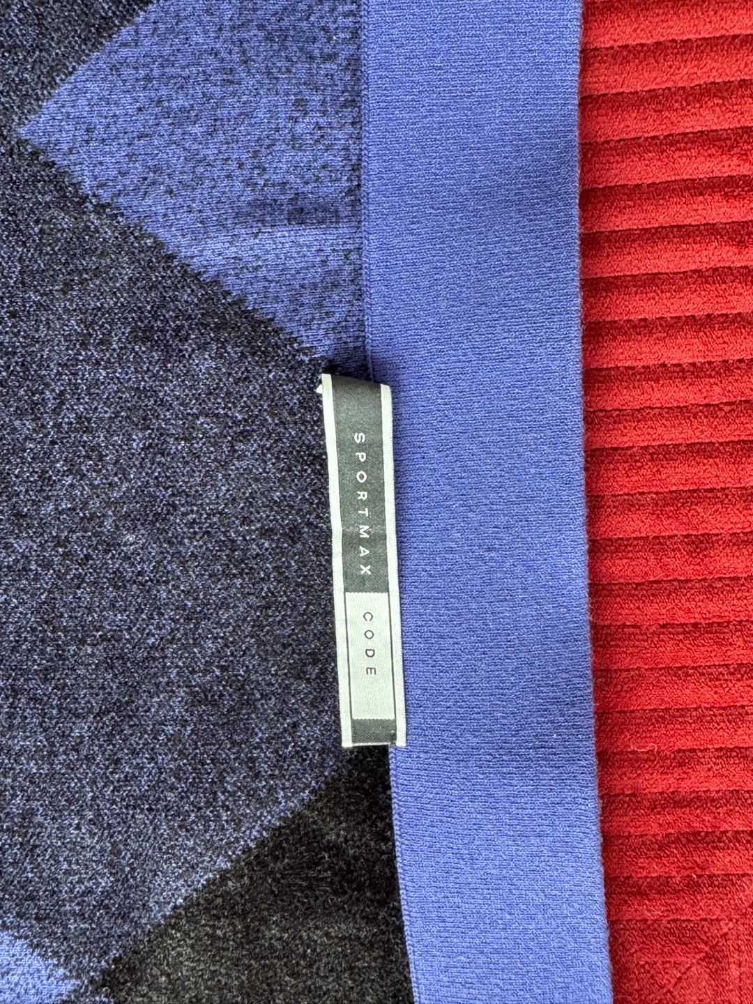Sportmax Code Argyle Skirt - Size M - photo 4