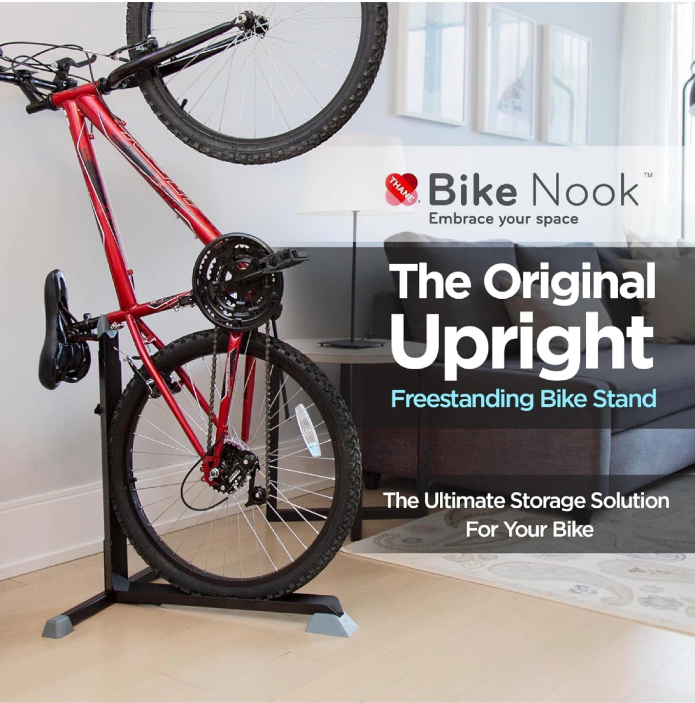 Bike Nook The Original Upright Freestanding Bike Stand - photo 3
