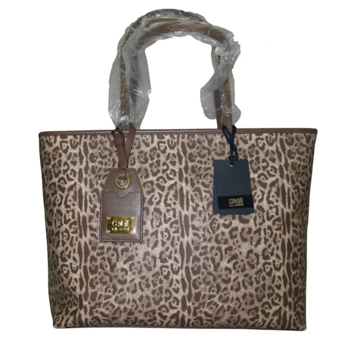 CAVALLI CLASS BY ROBERTO CAVALLI Leopard-Print Tote Bag