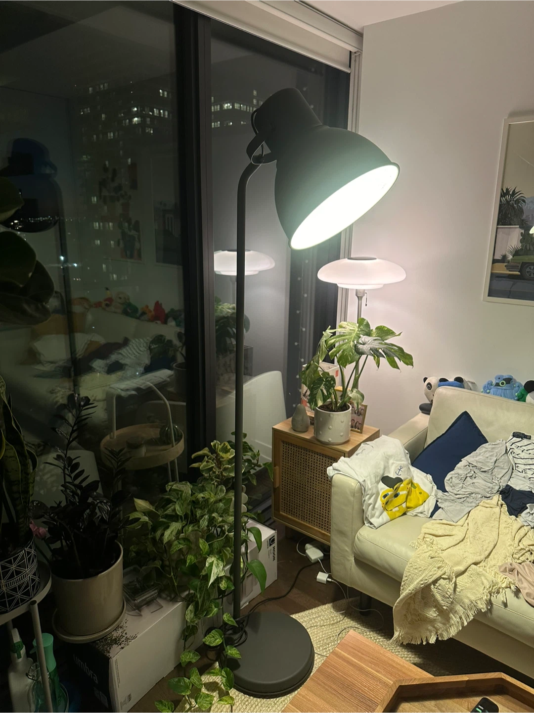 IKEA Hektar Floor Lamp - Dark Grey