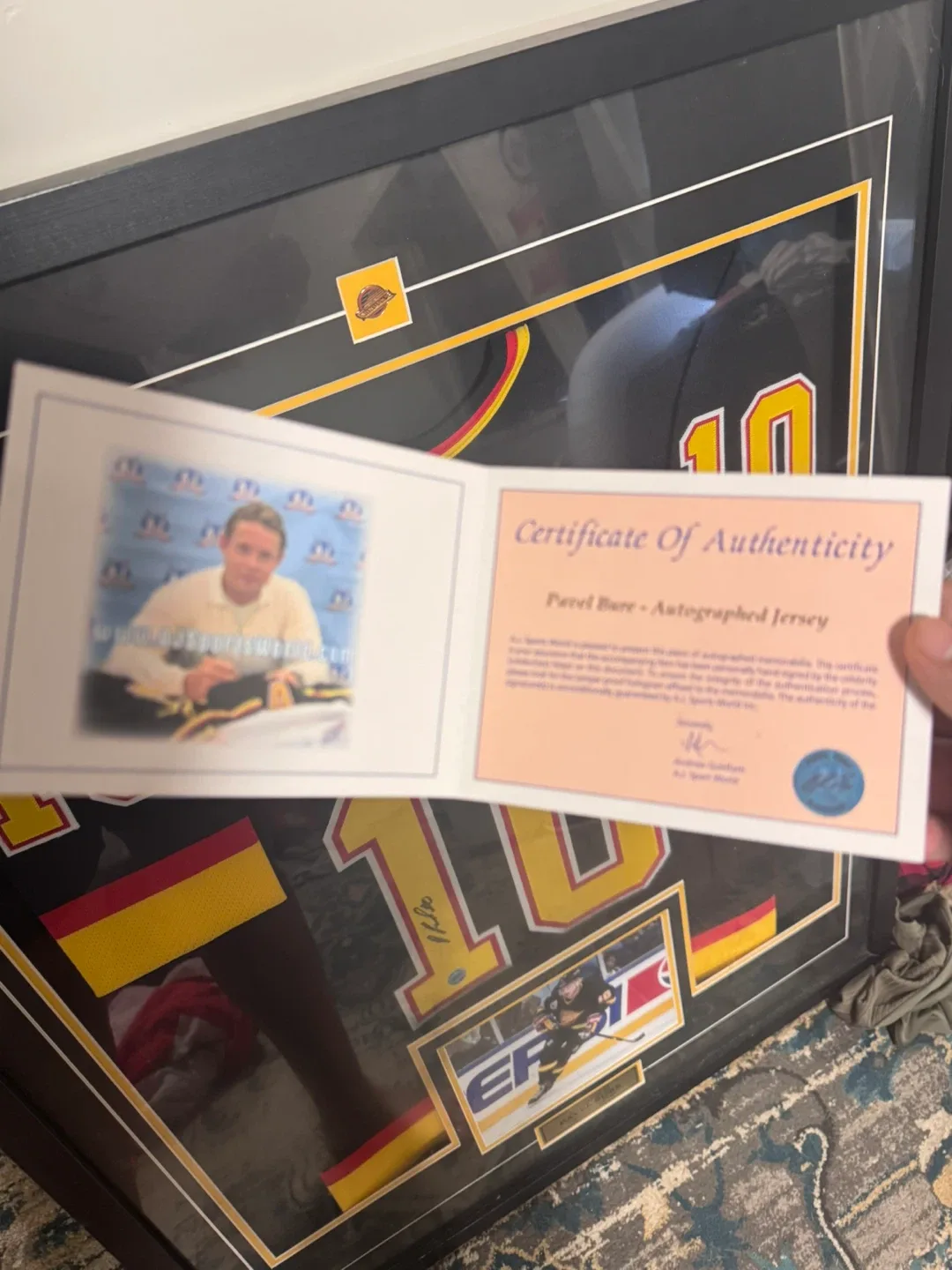 Pavel Bure Autographed Jersey image indicator(2)