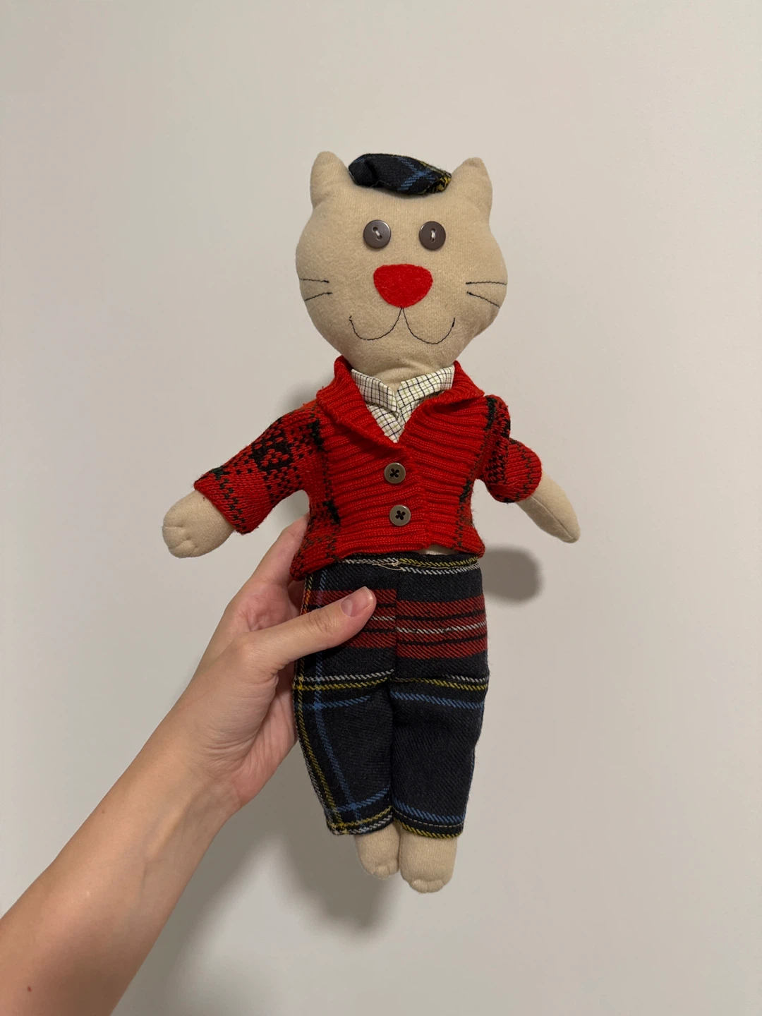 Cat Plush Toy handmade