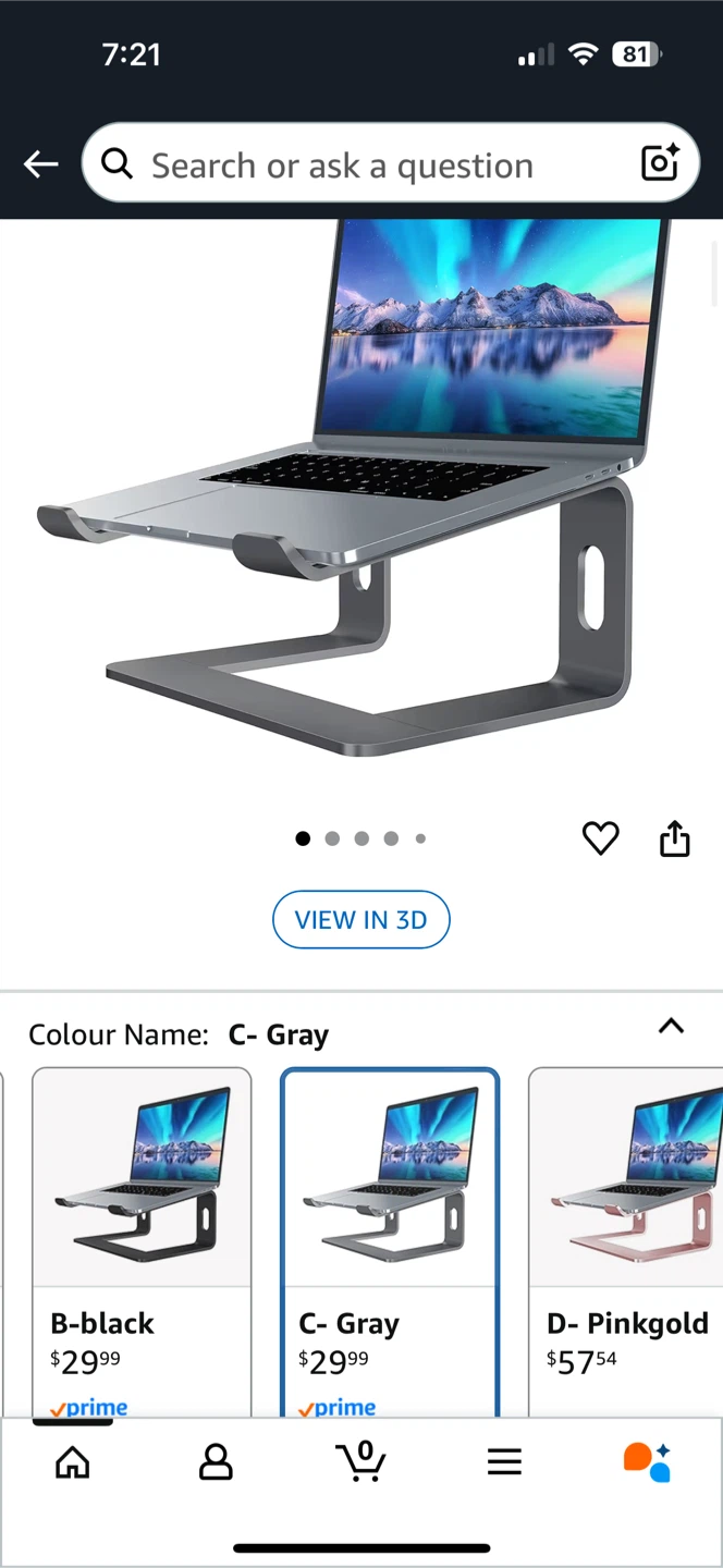 Laptop Stand - Gray - photo 3