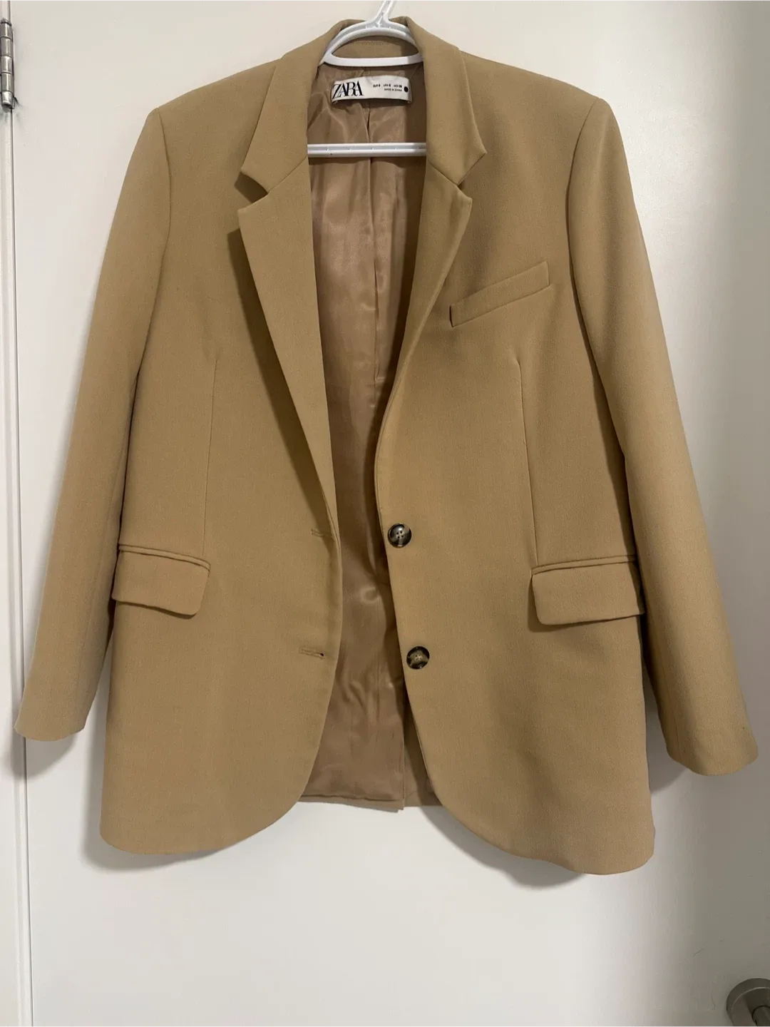 Zara Beige Blazer - Size S
