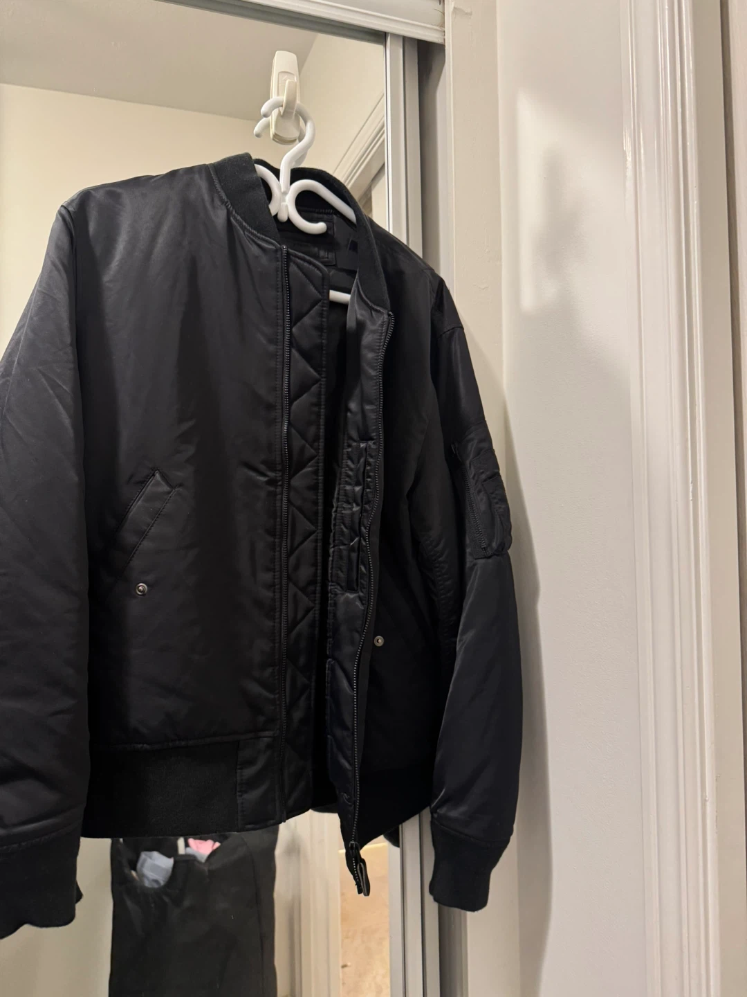 Uniqlo Black Bomber Jacket