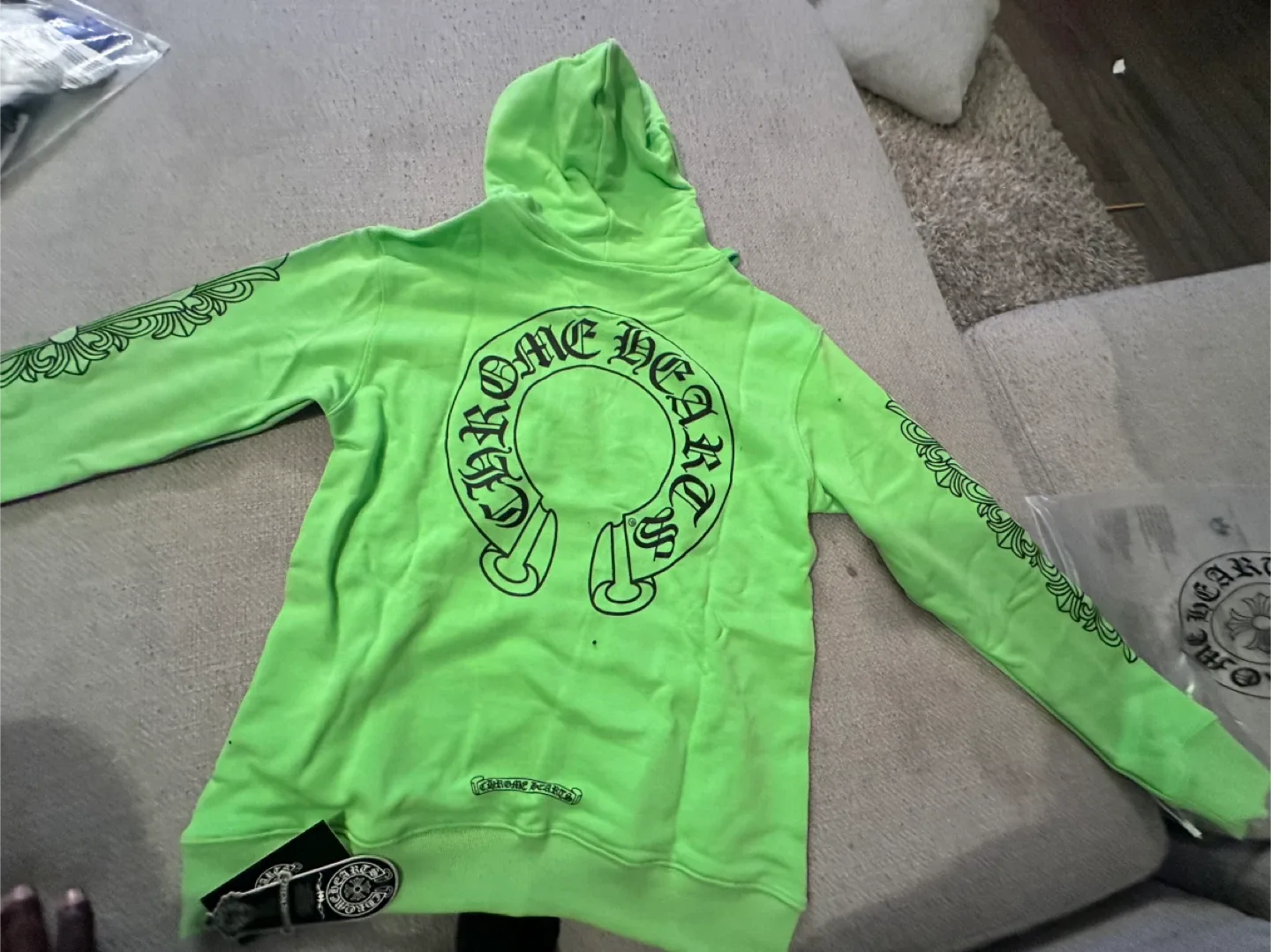 Chrome Hearts Green Hoodie image indicator(2)
