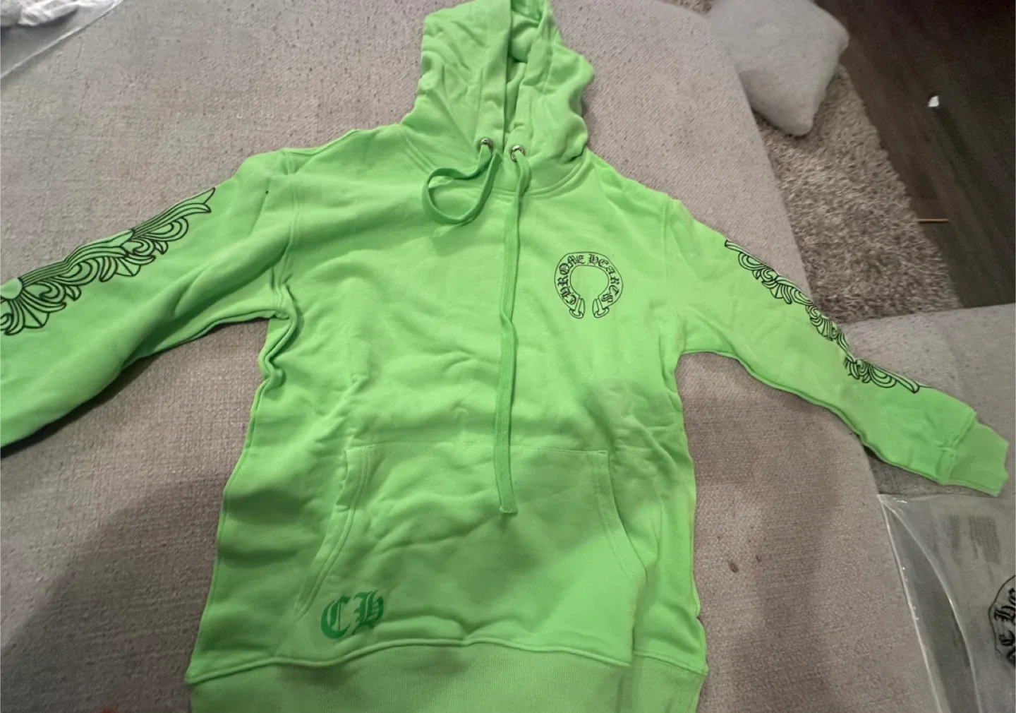 Chrome Hearts Green Hoodie thumbnail